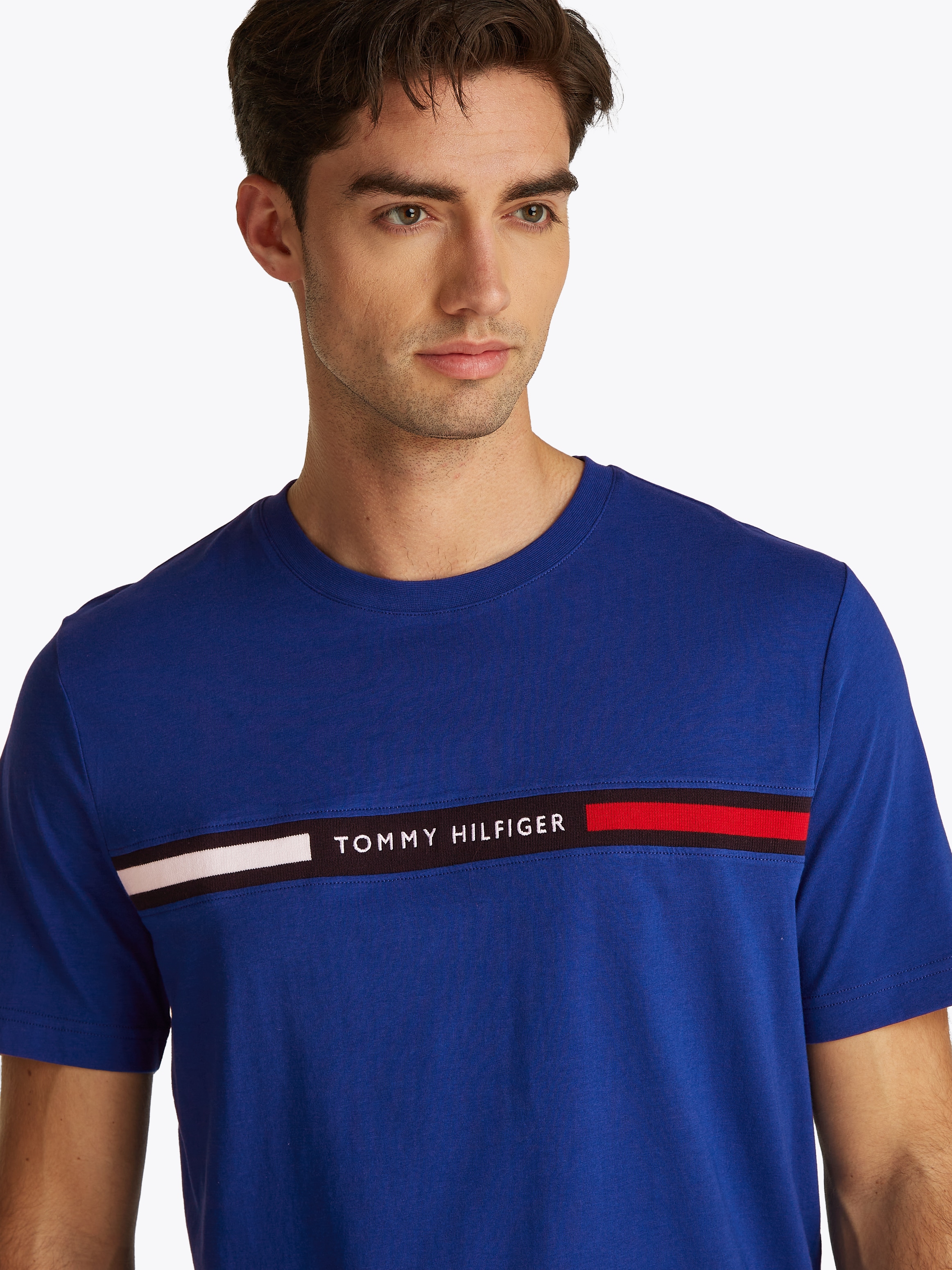 Tommy Hilfiger T-Shirt "HILFIGER CHEST INSERT TEE" günstig online kaufen