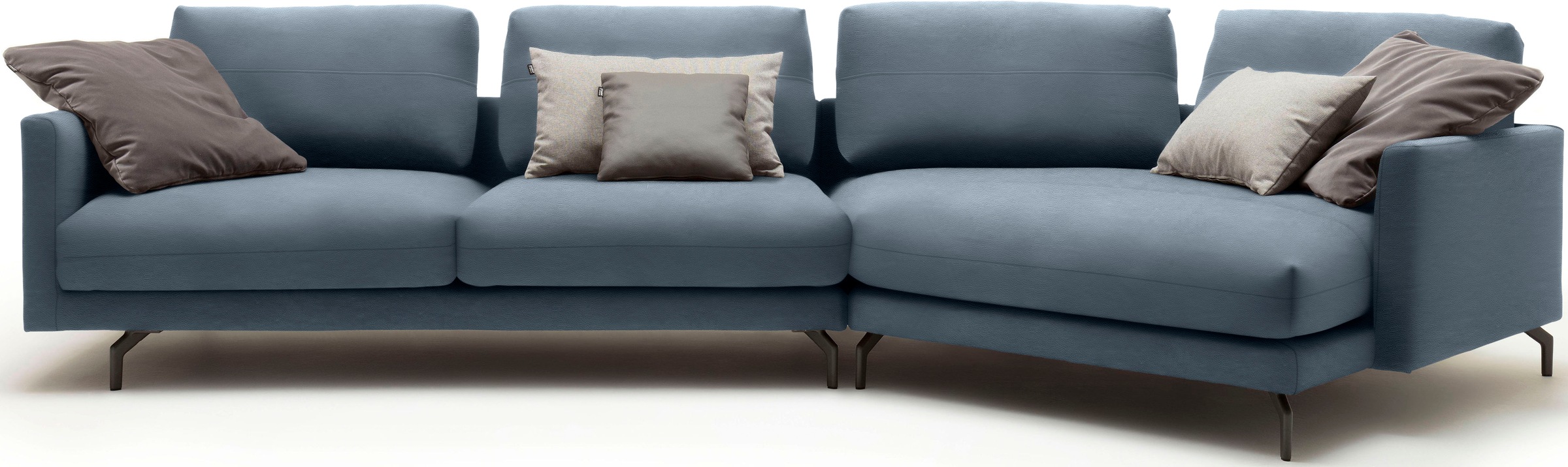 Thumbnail - Creation BY ROLF BENZ Wohnlandschaft "CR.414 mit Kuschelecke für Wohlfühlkomfort" Wahlweise aus Leder oder Chenille