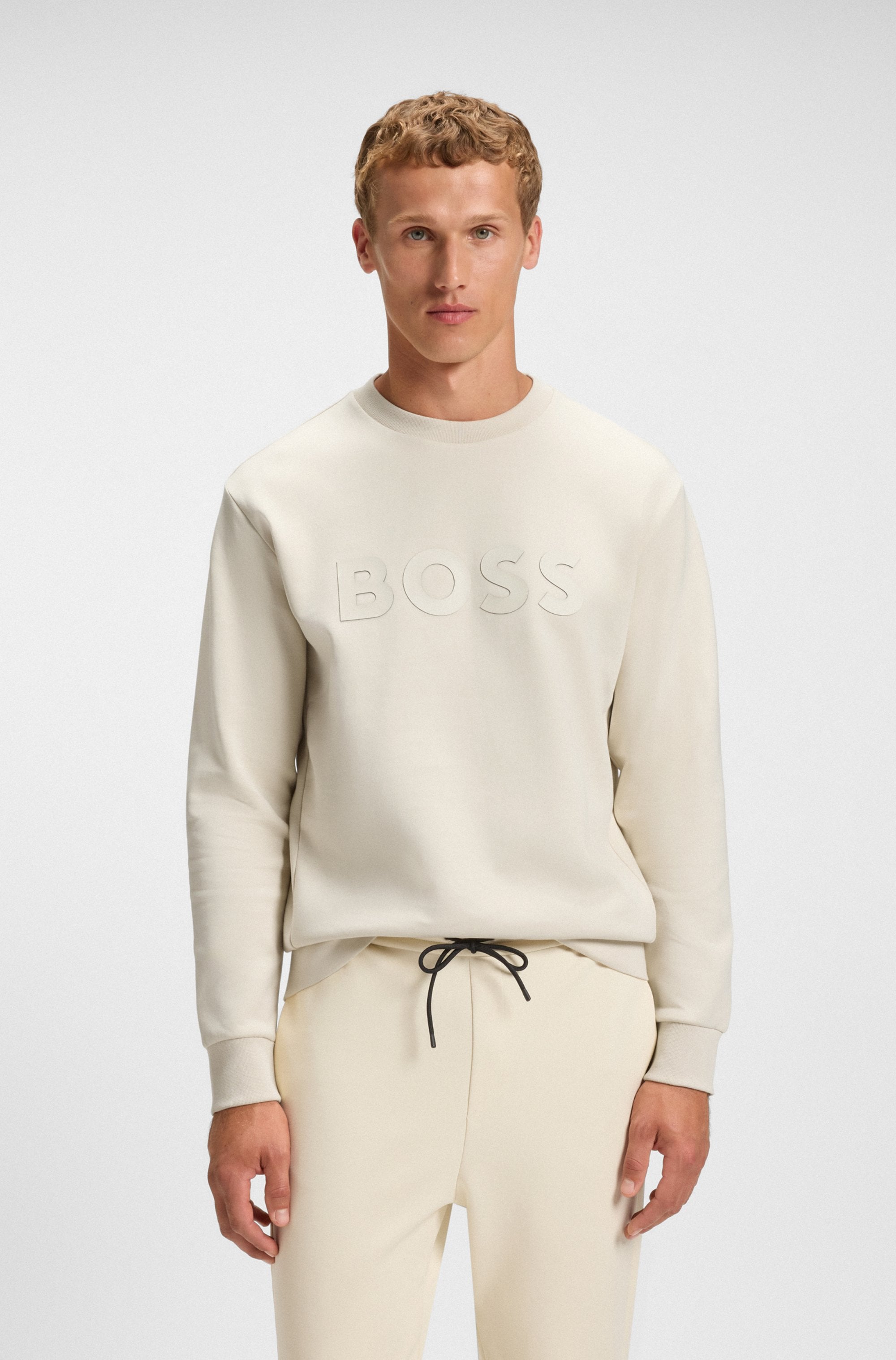 BOSS GREEN Sweatshirt "Salbo" mit Logodruck günstig online kaufen