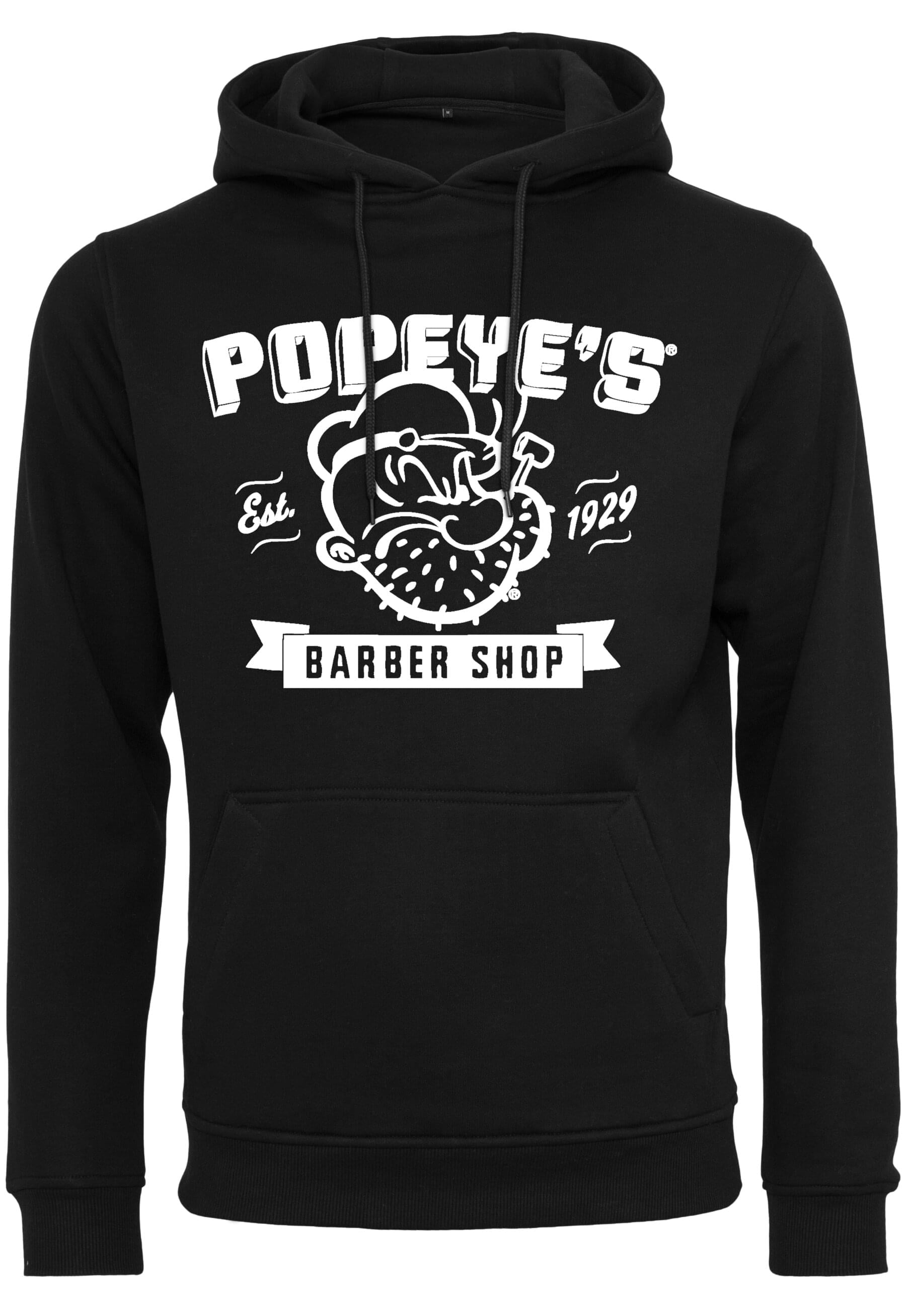 Kapuzensweatshirt »Merchcode Herren Popeye Barber Shop Hoody«, (1 tlg.)