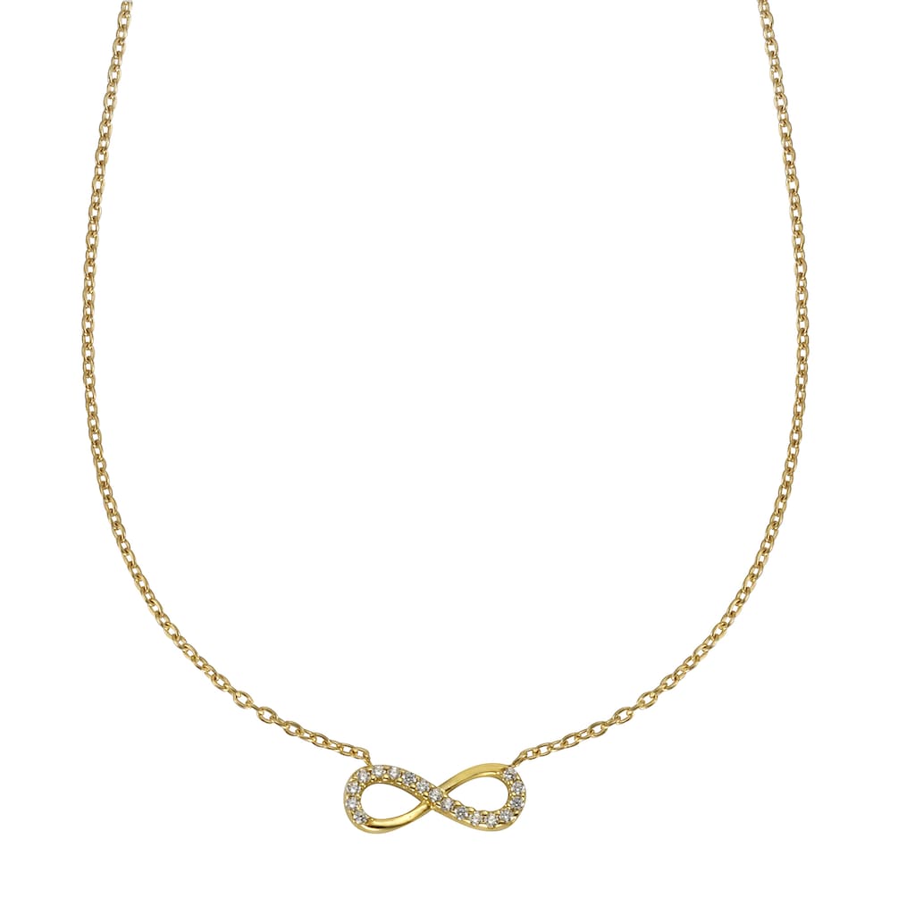 CELESTA Collierkettchen »375/- Gelbgold Zirkonia«