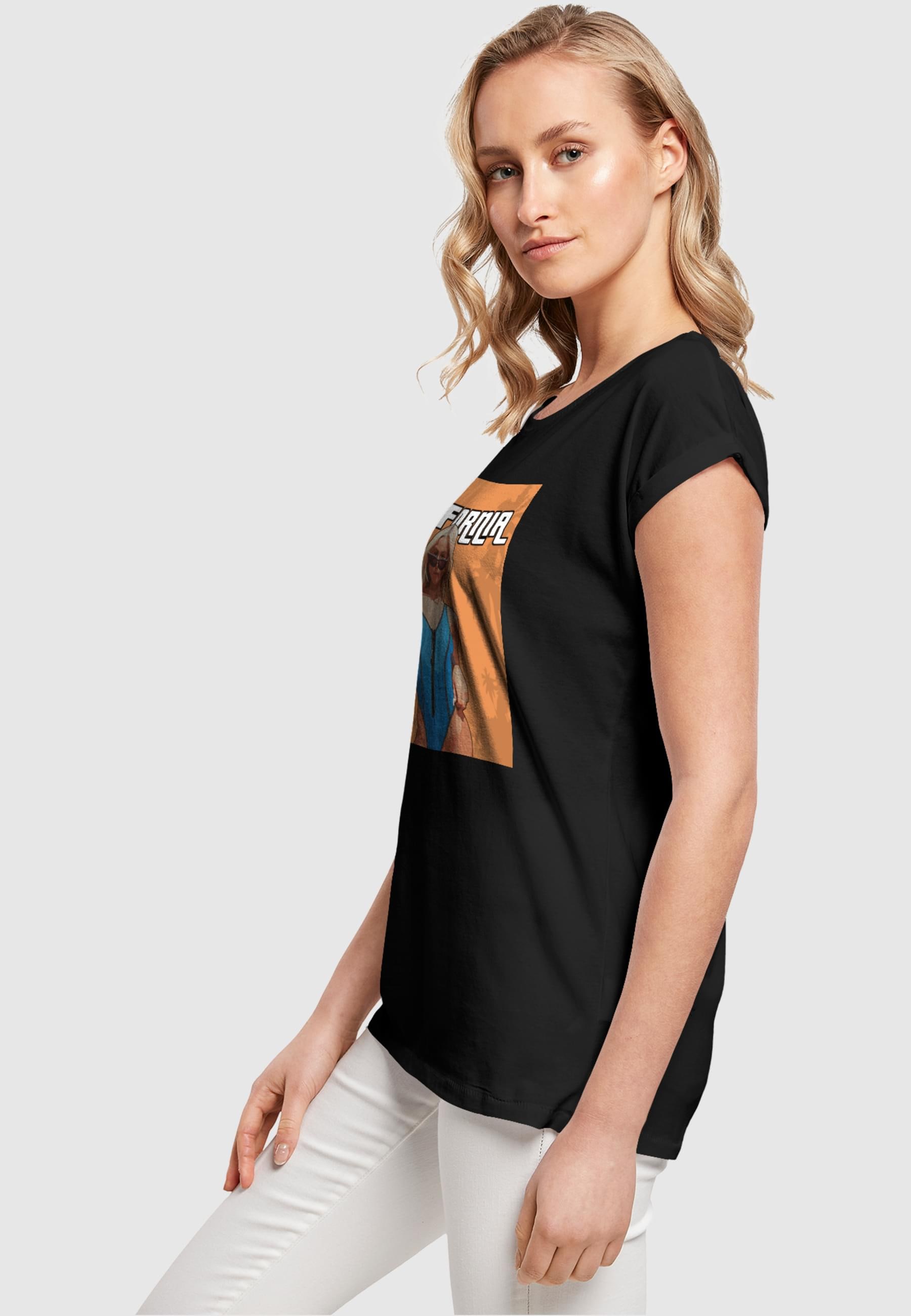 Merchcode T-Shirt »Merchcode Damen Ladies Grand California Extended Shoulder Tee«, (1 tlg.)