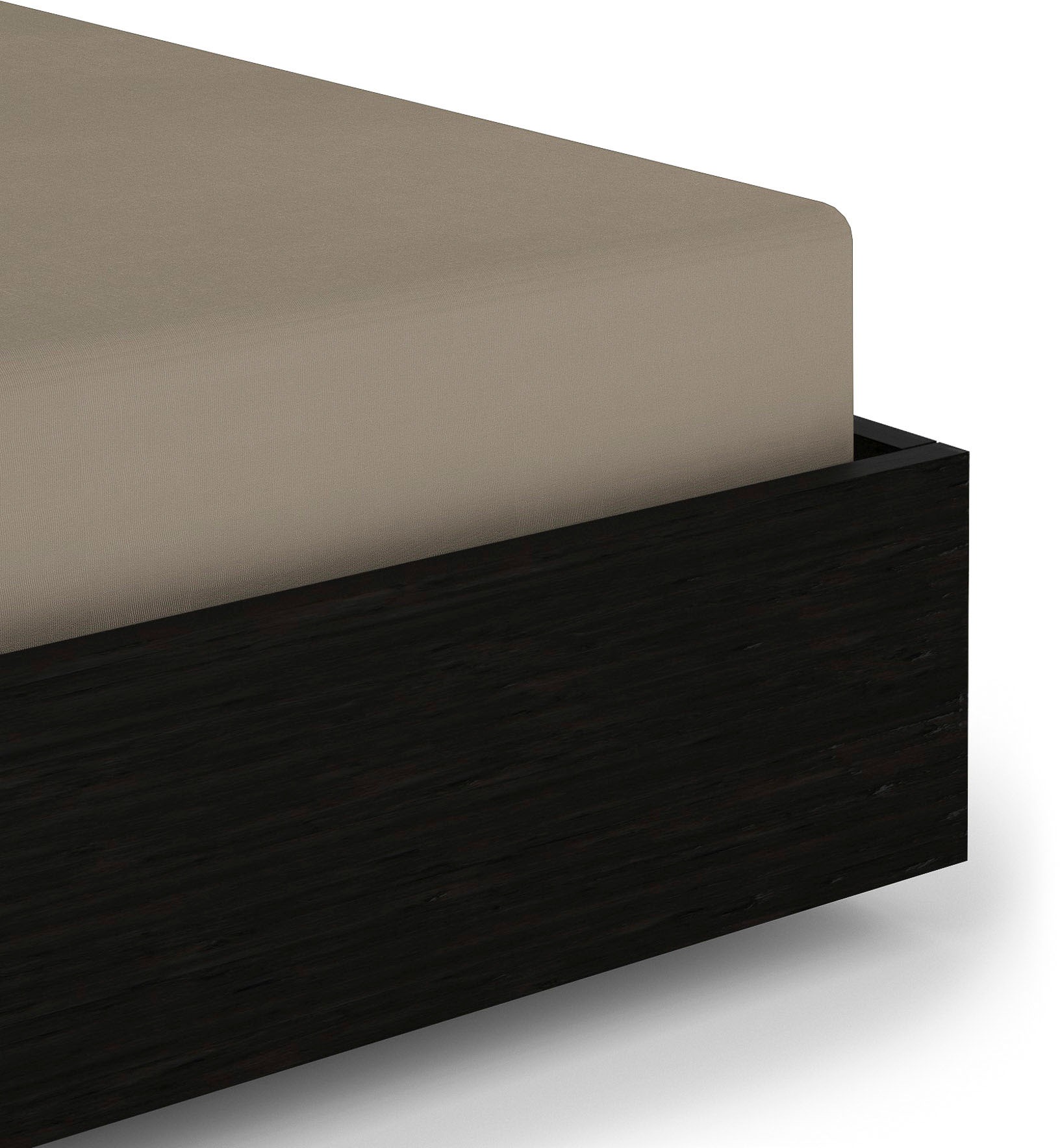 Heckett & Lane Spannbettlaken "Elementi" Laken aus 100% Baumwolle, hochwertiges Mako-Satin, Betttuch ab 90x200
