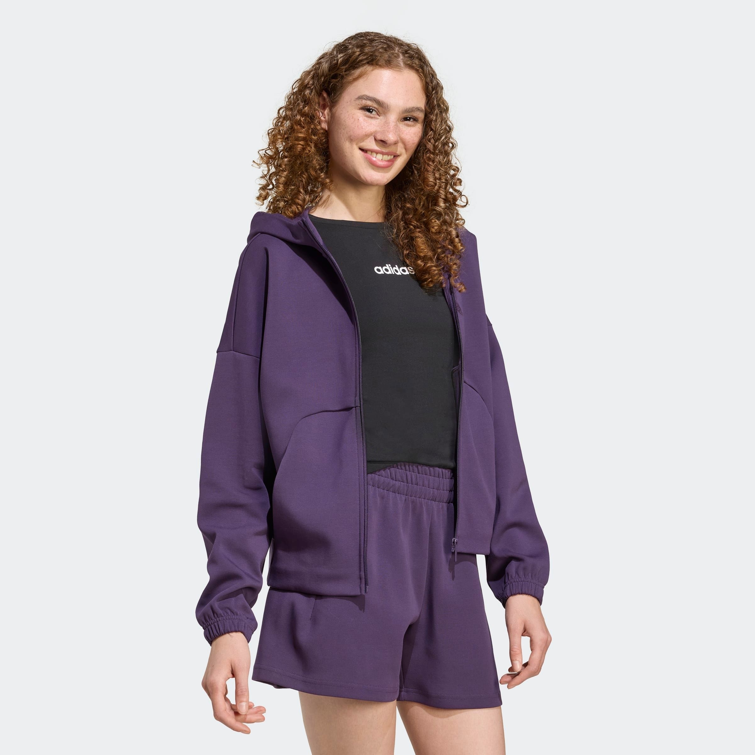 adidas Sportswear Kapuzensweatshirt "W FI SL FZ HD" günstig online kaufen