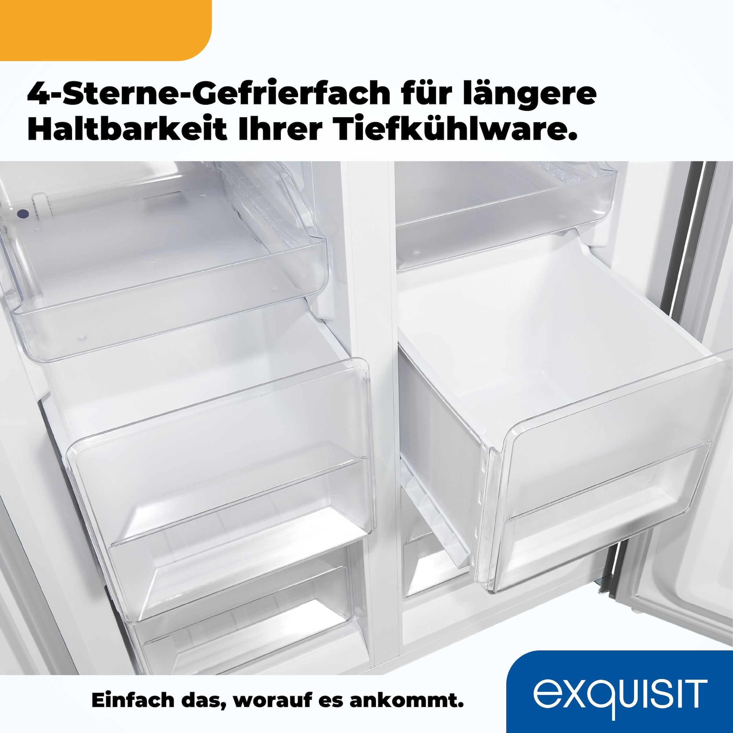 exquisit Multi Door »MD365-125-040D inoxlook«