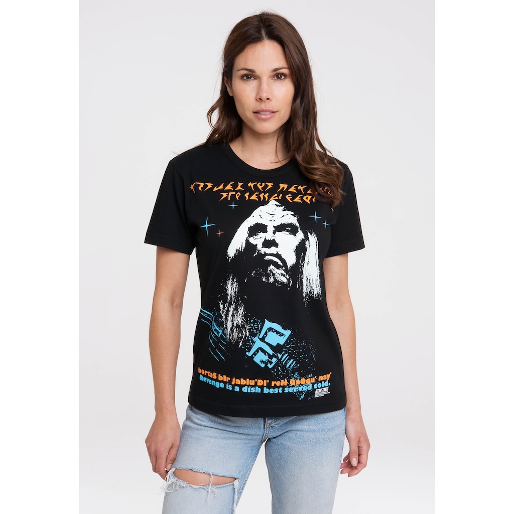LOGOSHIRT T-Shirt »Star Trek Klingon« mit lizenziertem Print
