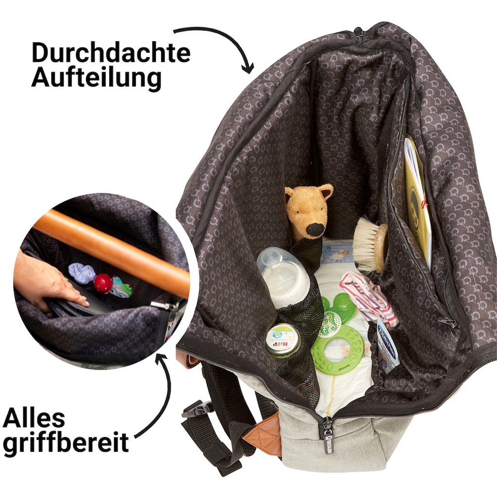 Gesslein Wickelrucksack »N°6, sand«