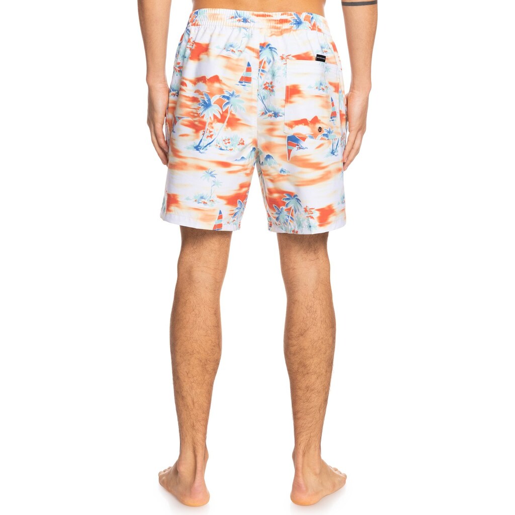 Herrenmode Shorts Quiksilver Boardshorts »Island Hopper 17« orange
