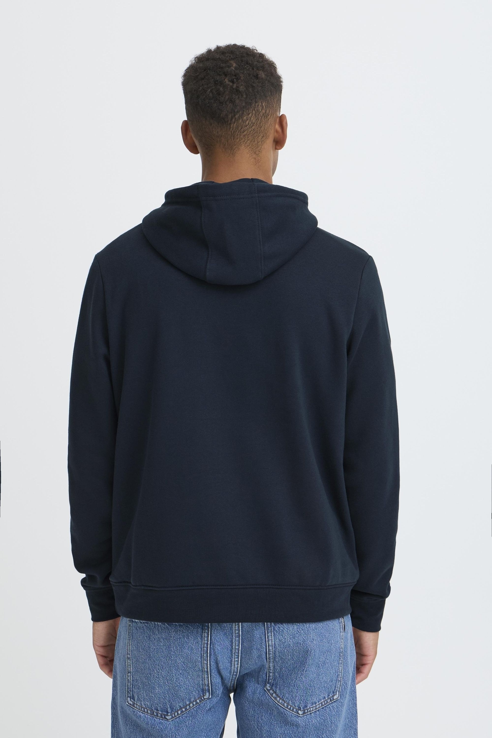 Kapuzenpullover BLEND "Hoodie BHFLAVIAN", Herren, Gr. XL, schwarz (salute), Obermaterial: 50% Baumwolle CO. 50% Polyester PES., Pullover Kapuzenpullover 6