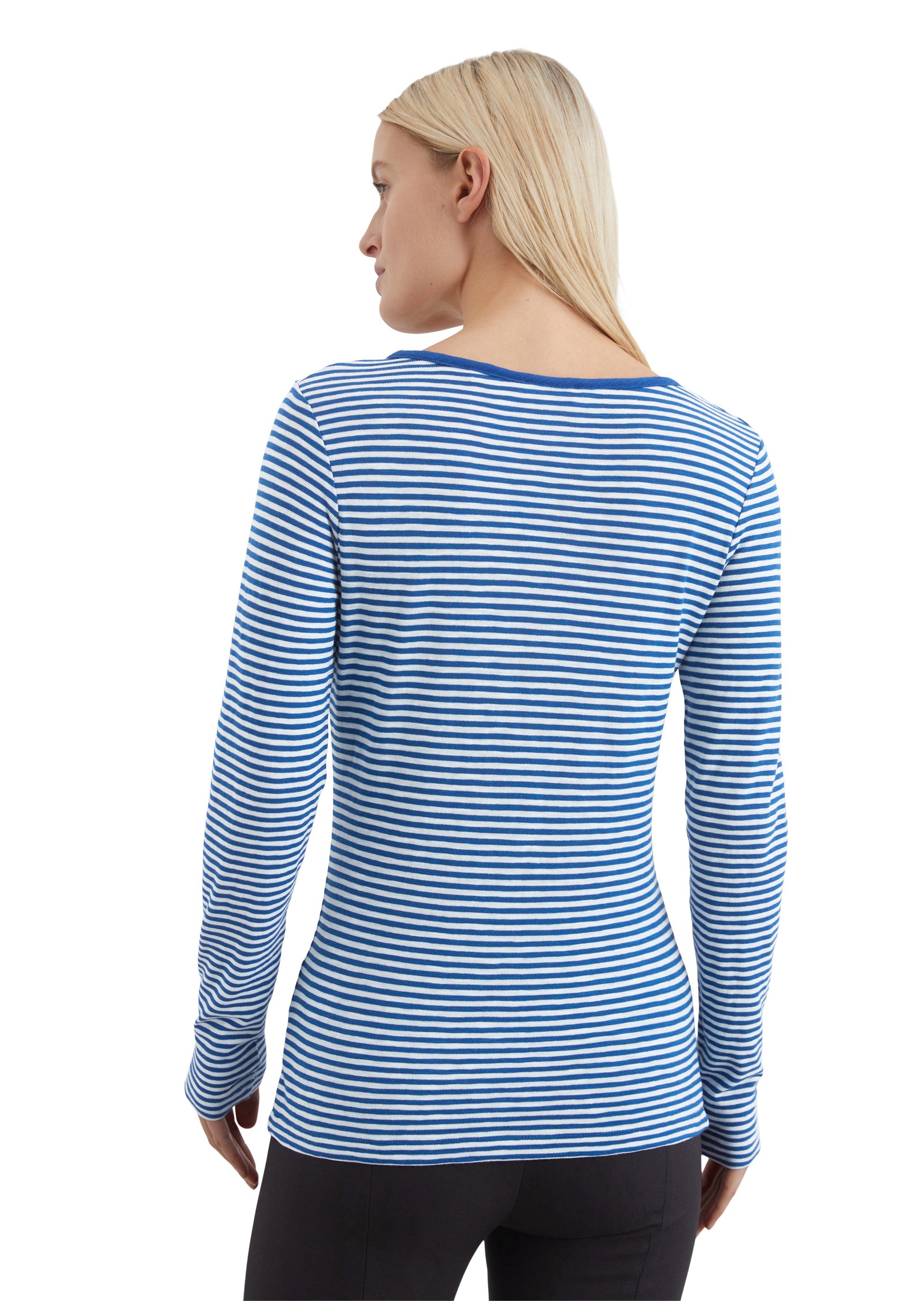 Thumbnail - Marc OPolo Langarmshirt "aus Organic Cotton"