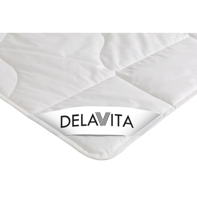 DELAVITA Naturfaserbettdecke »Tencel«, leicht, Füllung Lyocell (Tencel™) &  Polyester, Bezug Beste Klimatisierung und Nachhaltigkeit, (1 St.),  Duo-Decke mit 