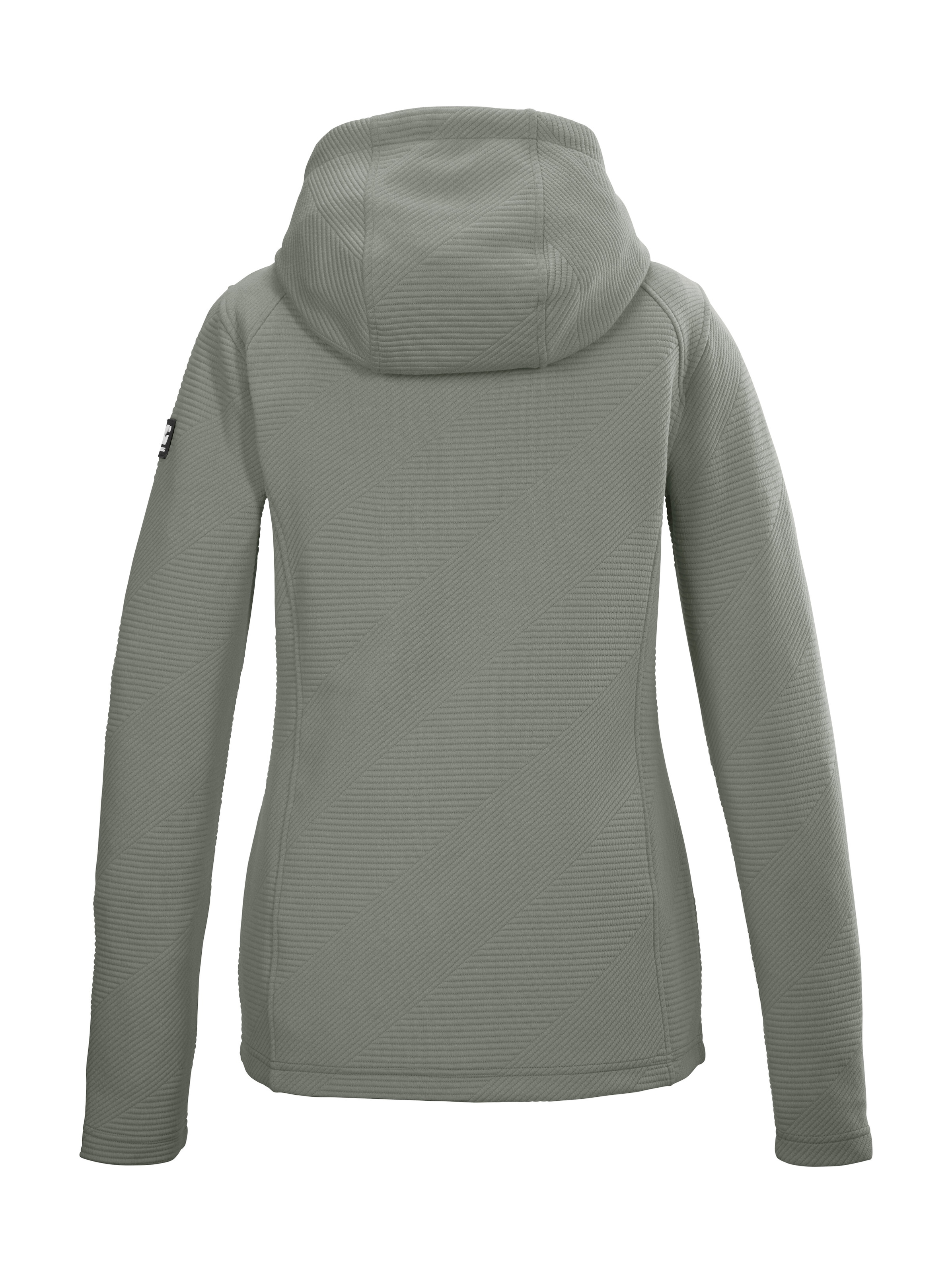 Killtec Strickjacke »KOS 33 WMN FLX JCKT«, Damen Powerstretchjacke mit Kapuze, Taschen, Kinnschutz