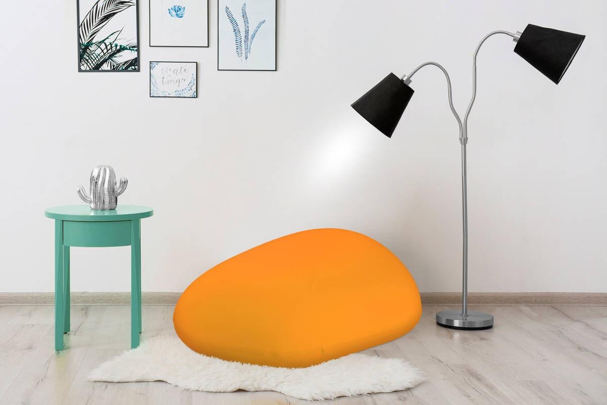 Sitzsack KAYOOM, B:78cm H:50cm T:101cm, orange, Bezug: Lycra 82% Nylon 18% Elasthan Füllungmaterial: EPS-Perlen, Kinderzimmer, Sitzsäcke, "Jump,