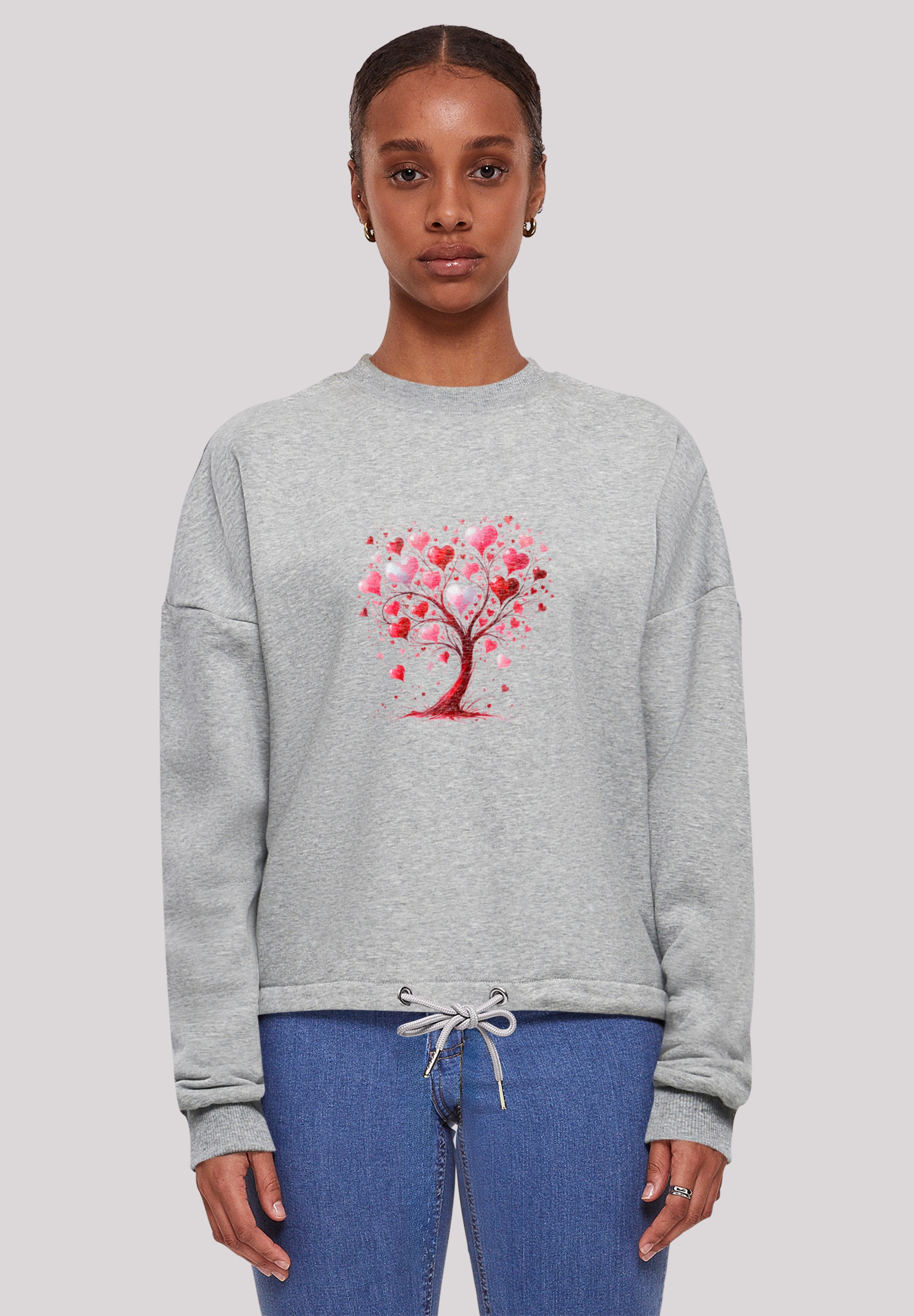 F4NT4STIC Sweatshirt "Herz Baum Aquarell Druck", Premium Qualität günstig online kaufen