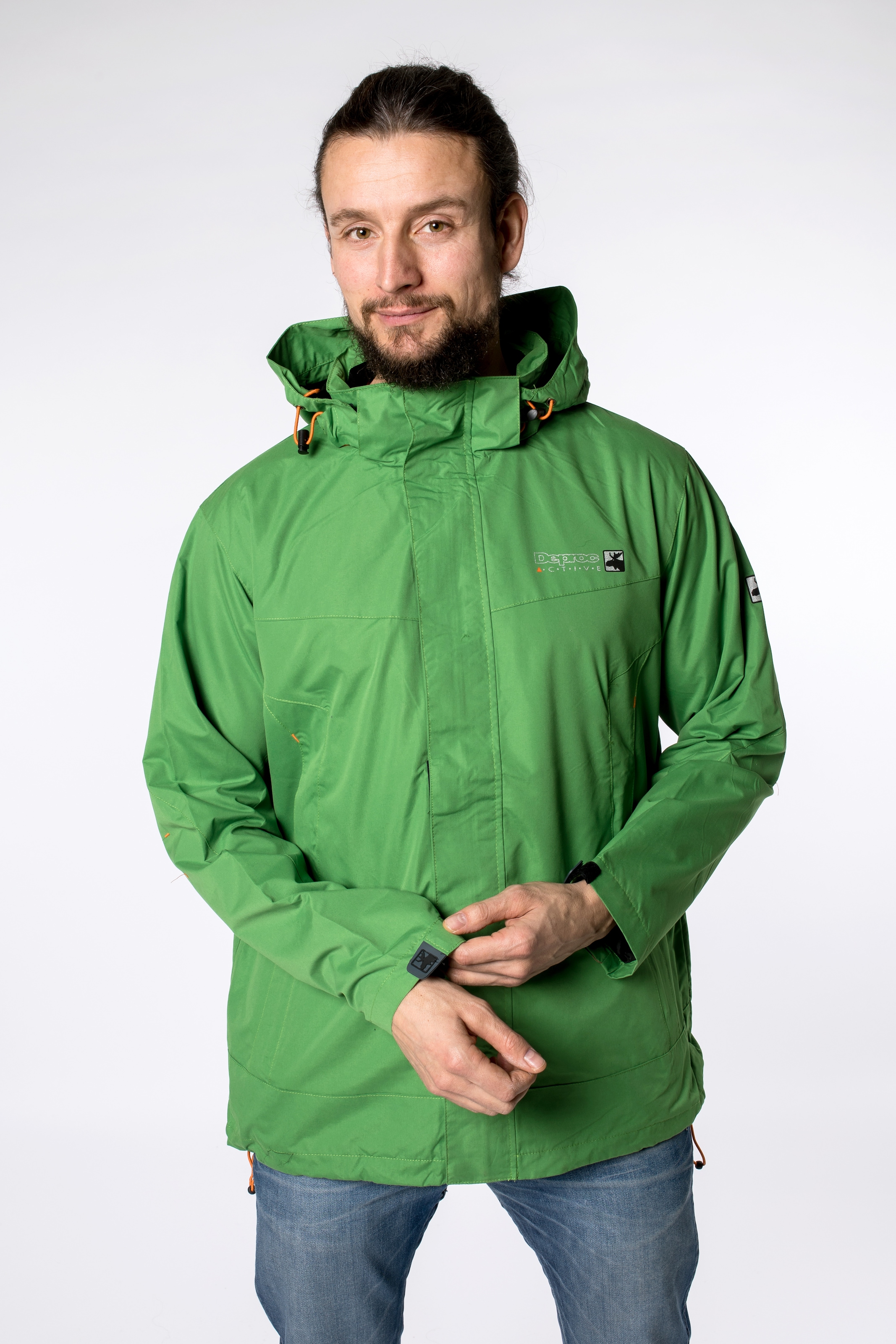 DEPROC Active Outdoorjacke "CAMBRIDGE MEN" mit Kapuze auch in Großen Größen erhältlich