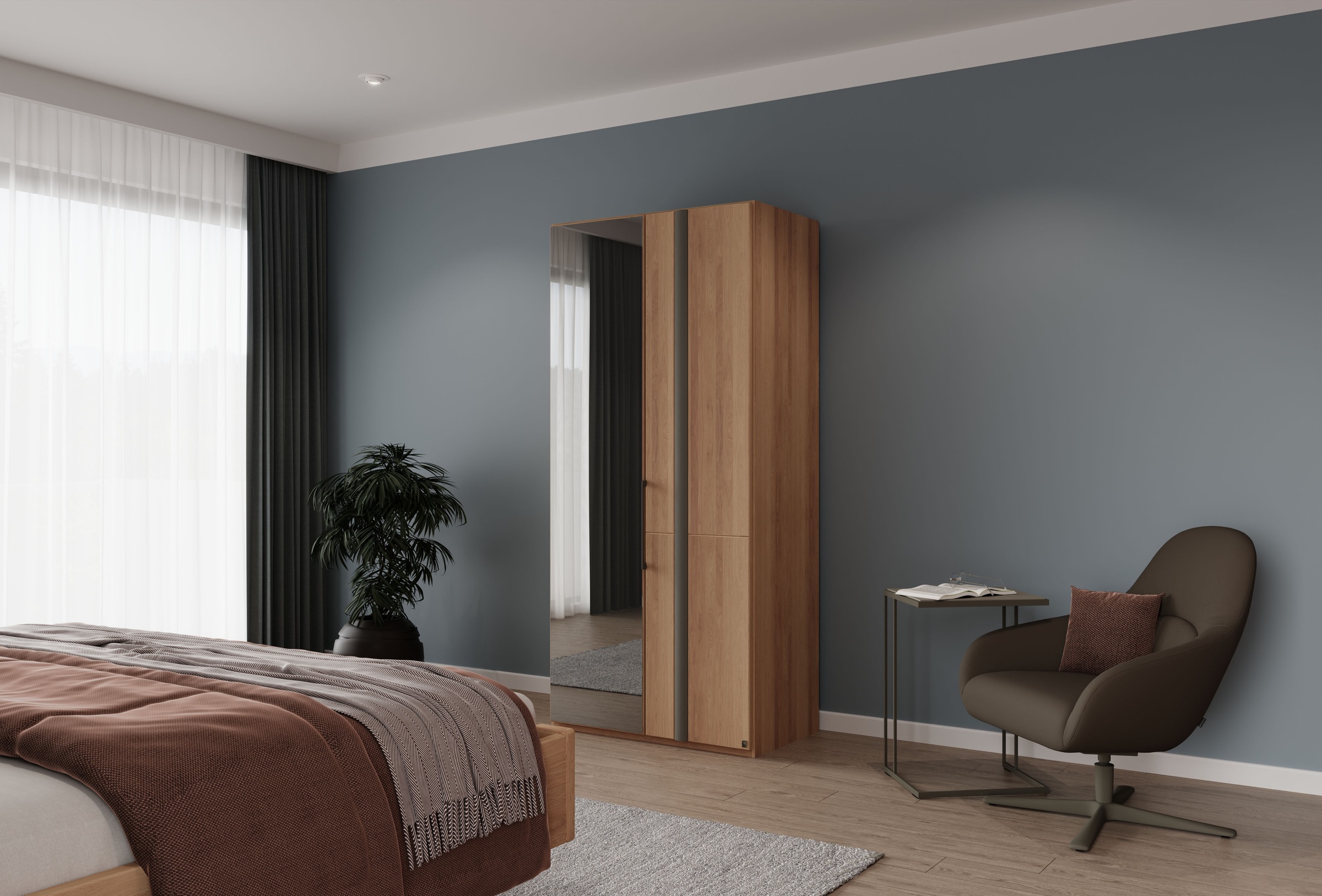 Musterring Kleiderschrank "Sorrent, Kleiderschrank, Schrank, teilmassiv Eic günstig online kaufen