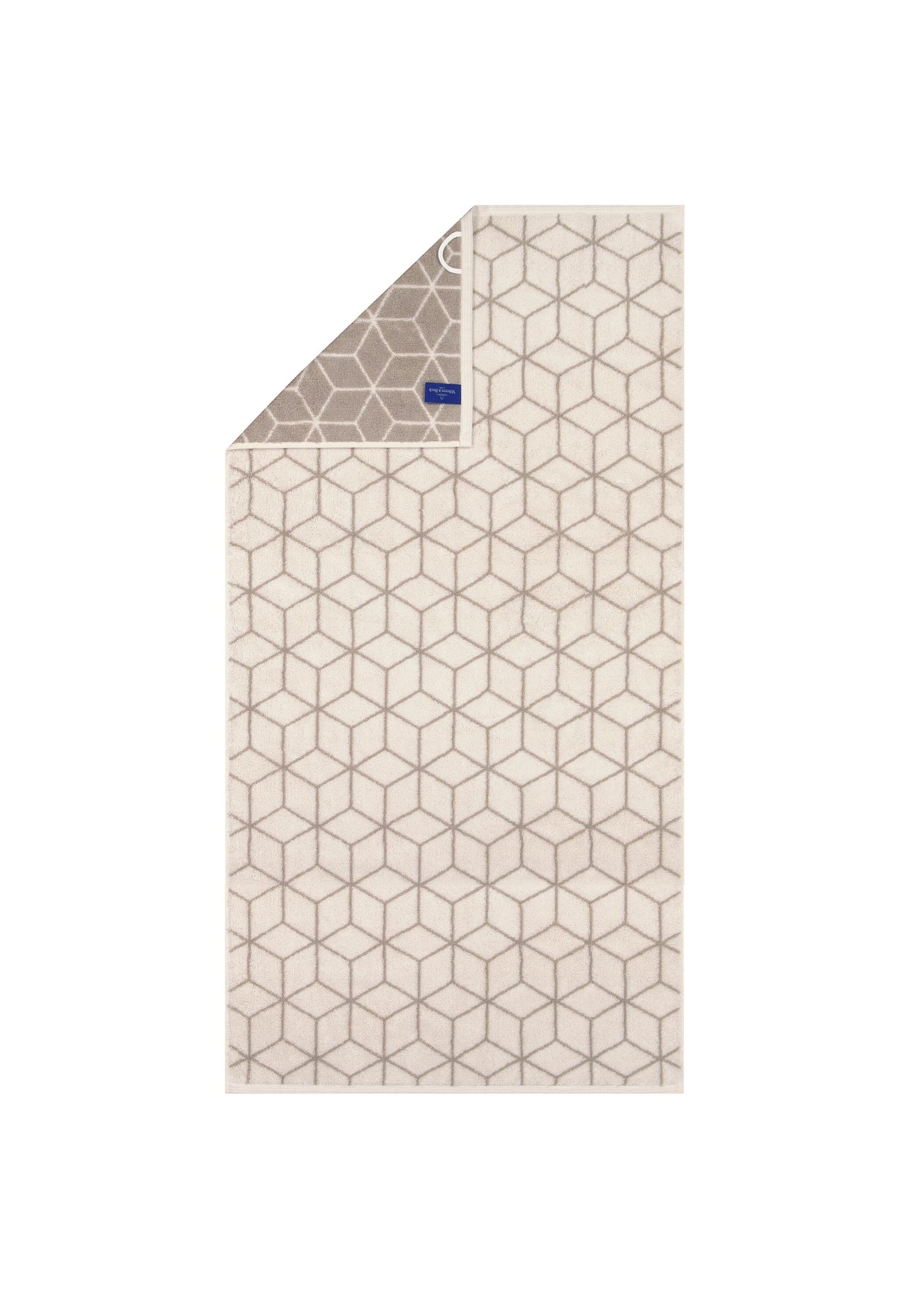 Duschtuch VILLEROY & BOCH, B:80cm, beige, Obermaterial: 100% Baumwolle CO., Handtücher, "Duschtuch Duschtuch Carré 1er Pack"