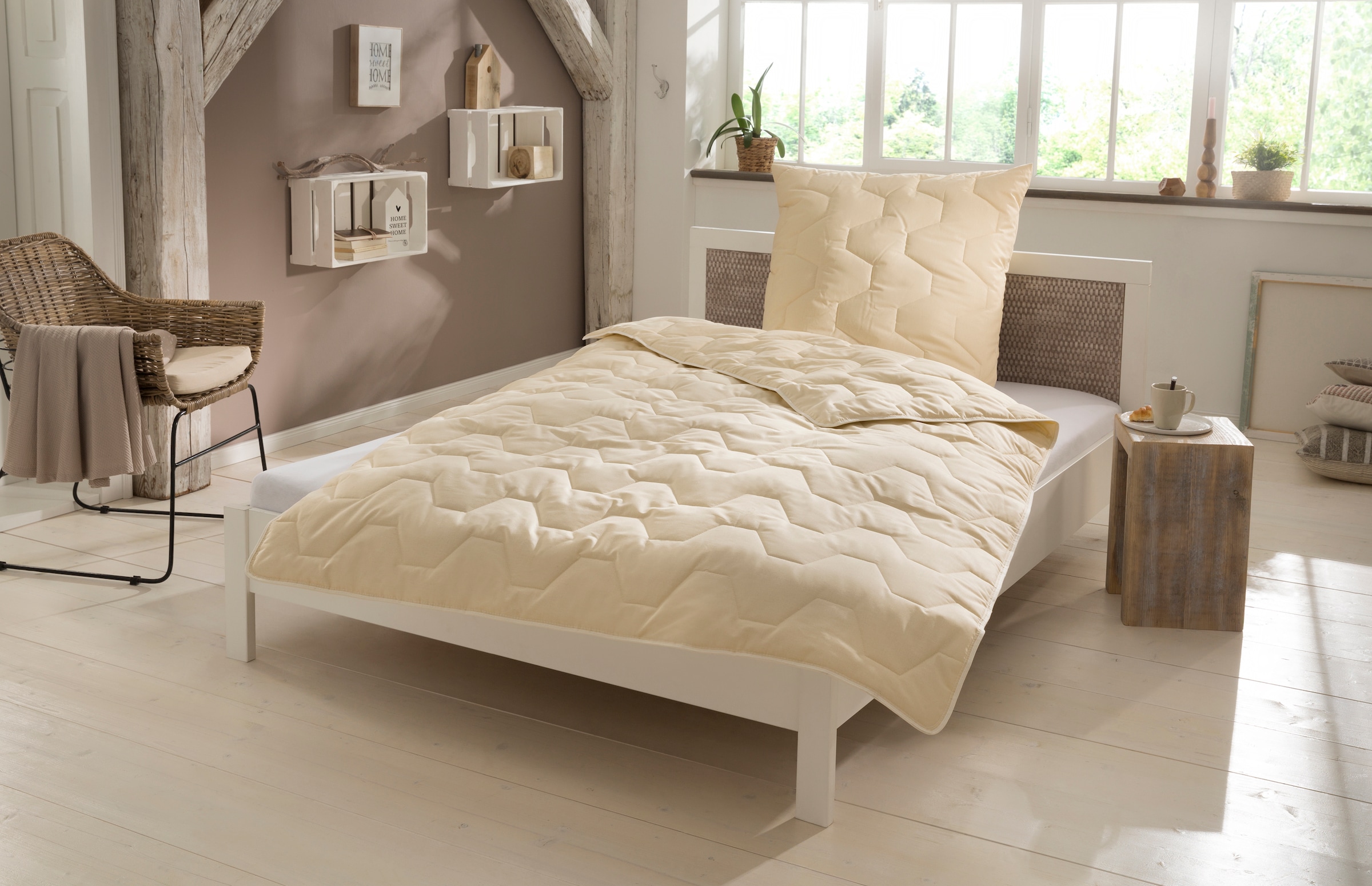 Älgdröm Naturfaserbettdecke "Baumwolle 60 C, Bettdecke 135x200 cm, 155x220 günstig online kaufen