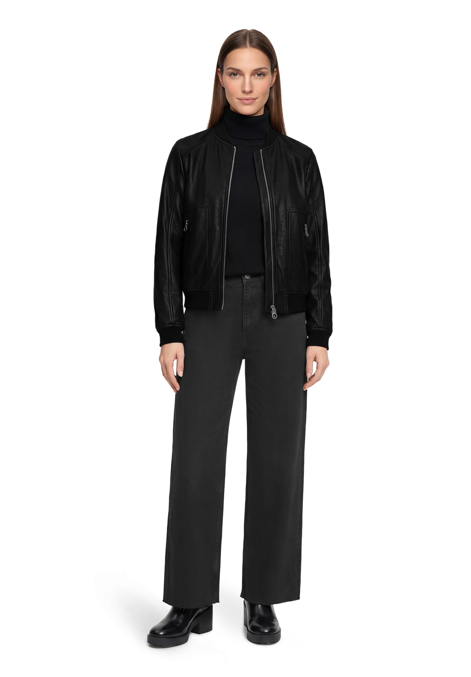 Amber & June Outdoorjacke »Damen mit Kragen«