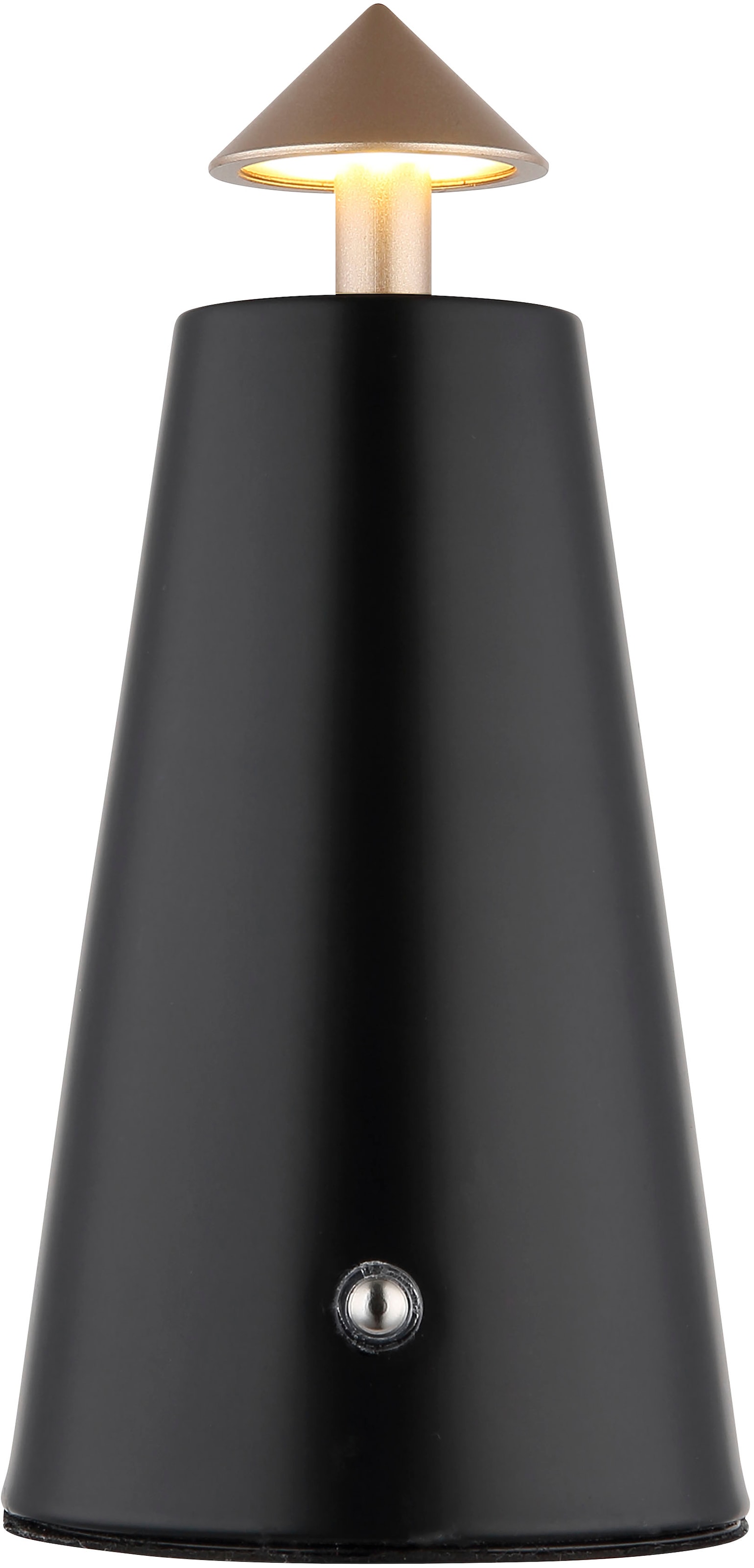 GLOBO LIGHTING Tischleuchte »LIVA« LED-Modul 1 Stk. Tischleuchte mit Touchdimmer, USB-C, Akku LED
