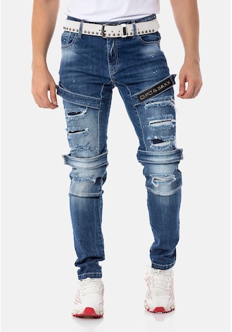 Cipo & Baxx Cipo & Baxx Straight-Jeans in tiesus S...