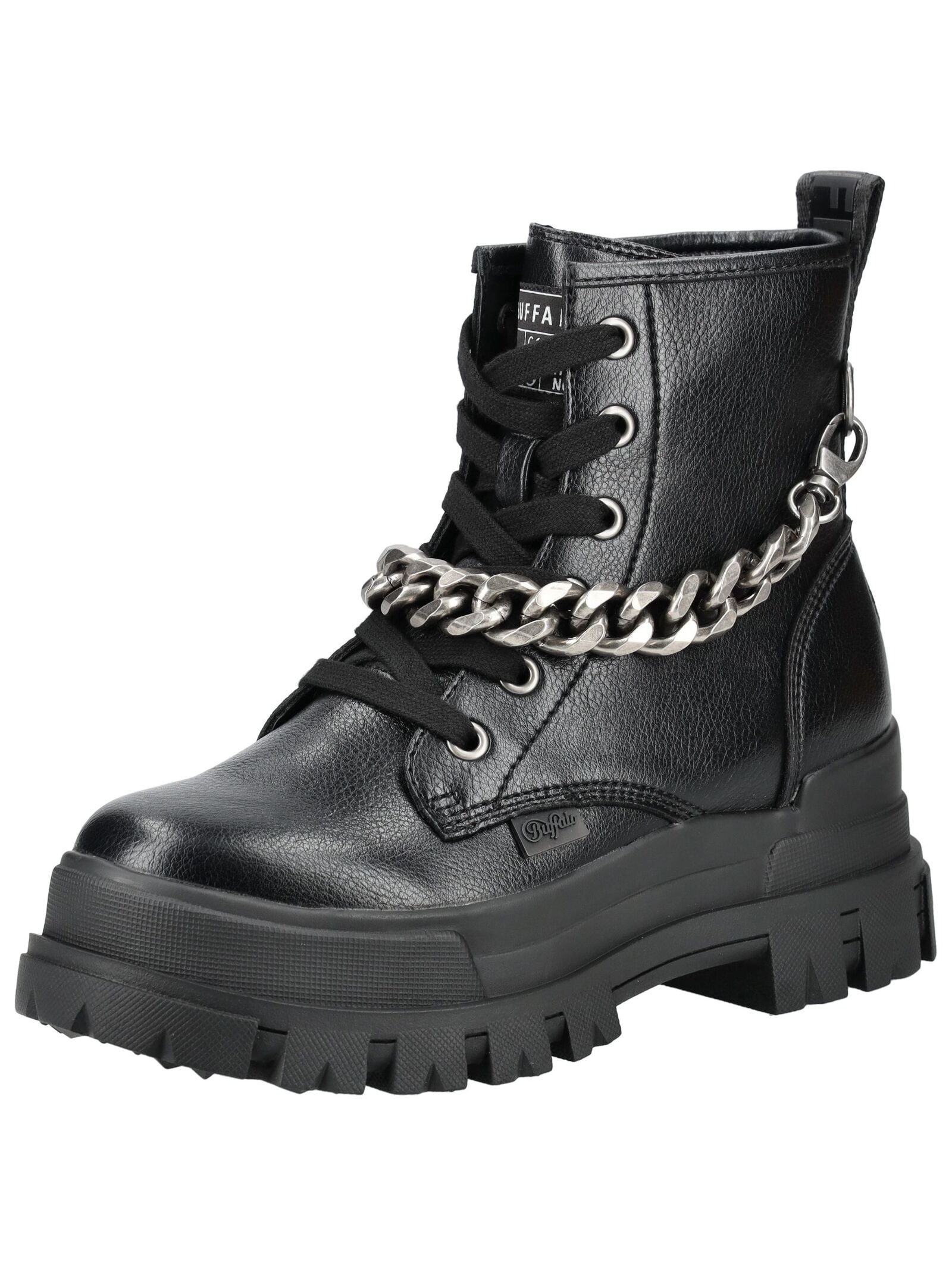 Buffalo Schnürstiefelette "Buffalo Stiefelette Lederimitat" günstig online kaufen