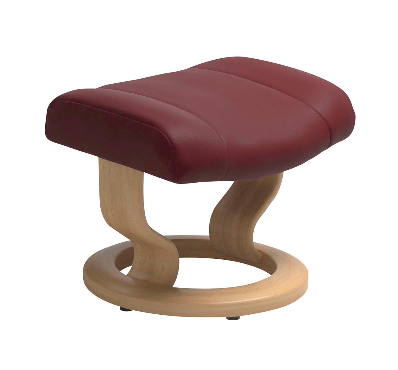 Stressless Hocker "Garda", mit Classic Base, Gestell Eichefarben günstig online kaufen