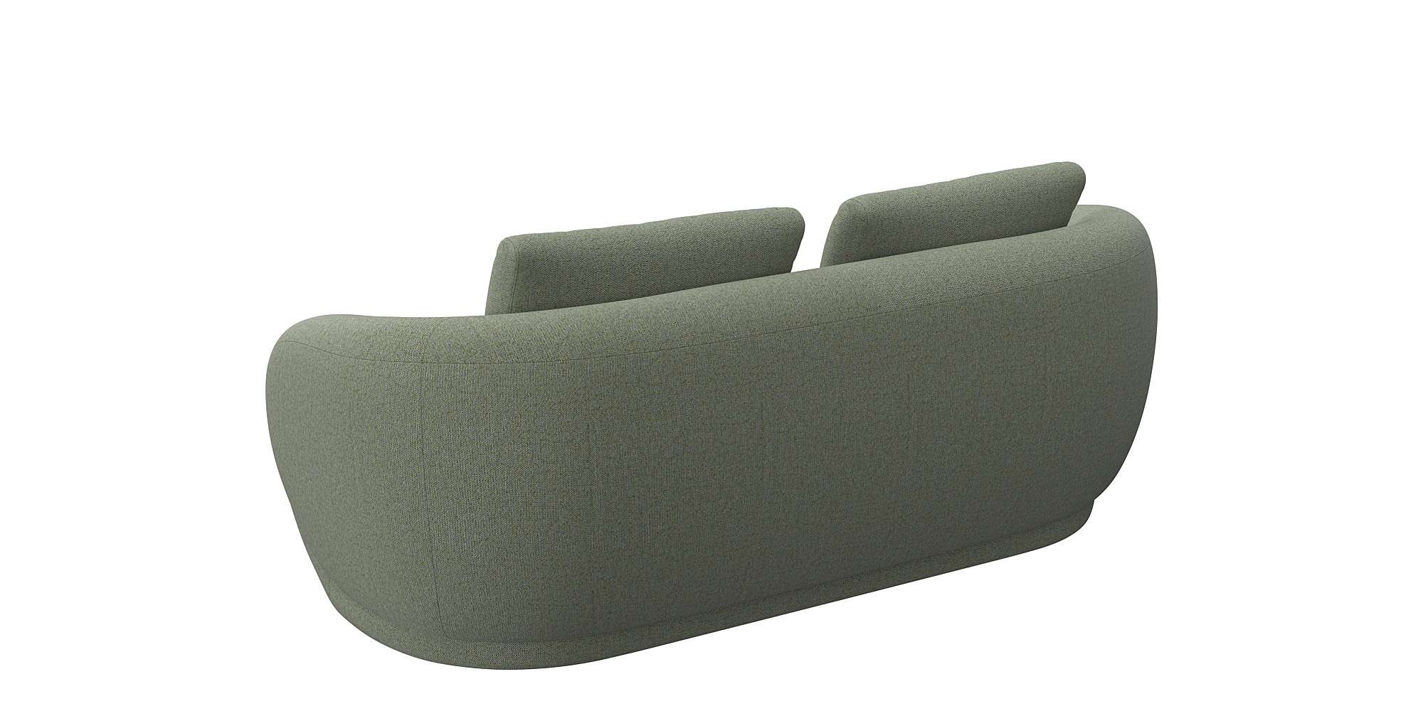 FLEXLUX 2,5-Sitzer »Torino, rund, Couch, Loveseat,«, Modernes, organisches Sofa-Design, Kaltschaum, Wellenunterfederung