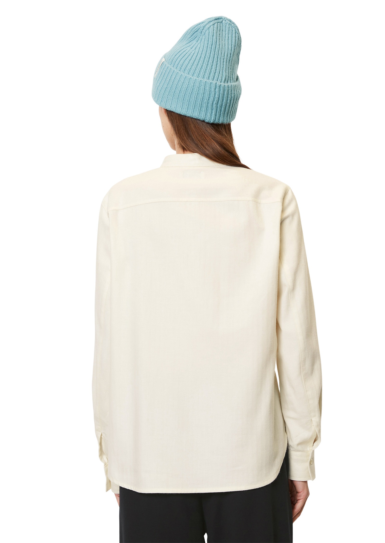 Marc O'Polo Langarmbluse »aus softer Herringbone-Qualität«
