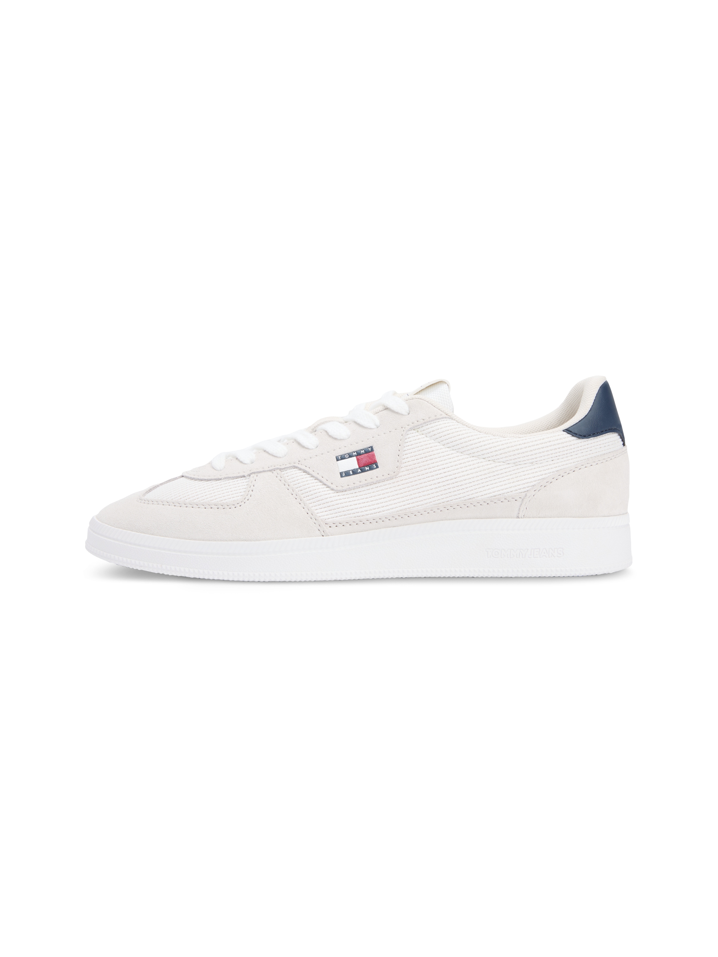 Tommy Jeans Sneaker »THE GREENWICH EDGE MIX MATERIAL«  Freizeitschuh, Schnürer, Halbschuh im angesagten Retro-Look