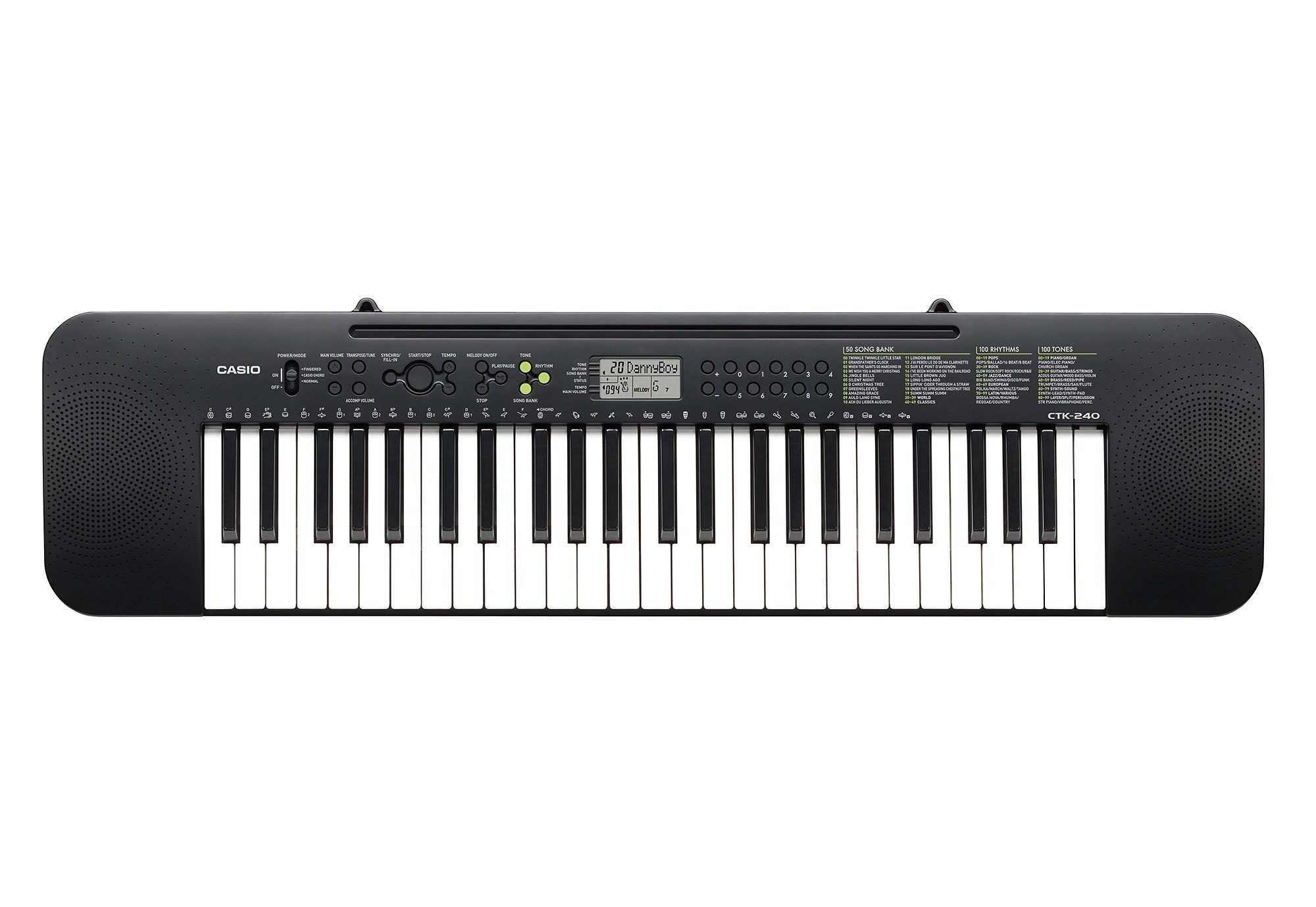 CASIO Home-Keyboard »CTK-240«, (Set), mit Netzteil