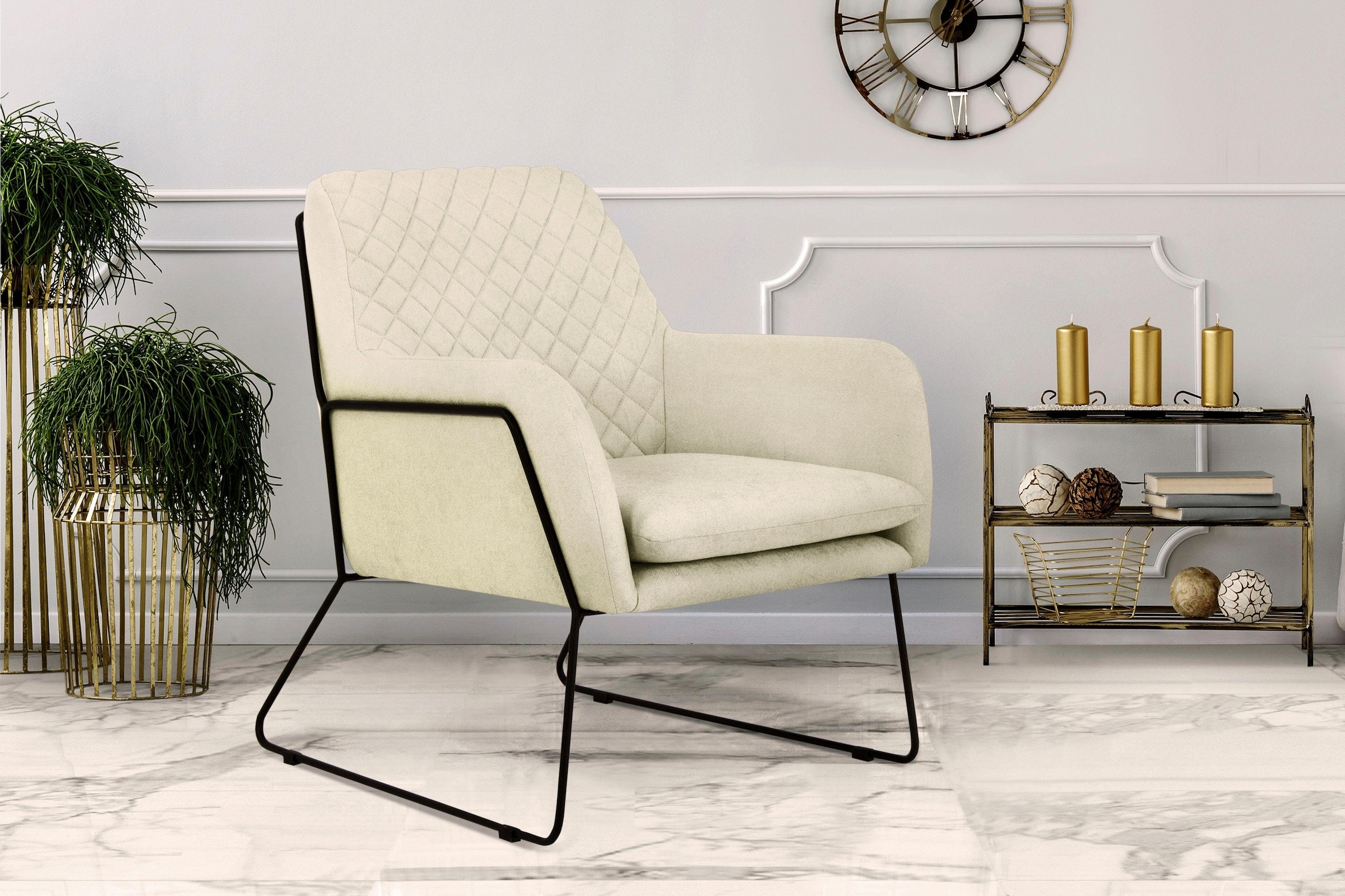 Leonique Sessel »Olo Cocktailsessel« su Karo-Pr...