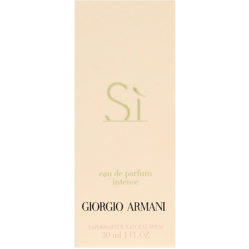 Giorgio Armani Eau de Parfum »Si Intense«