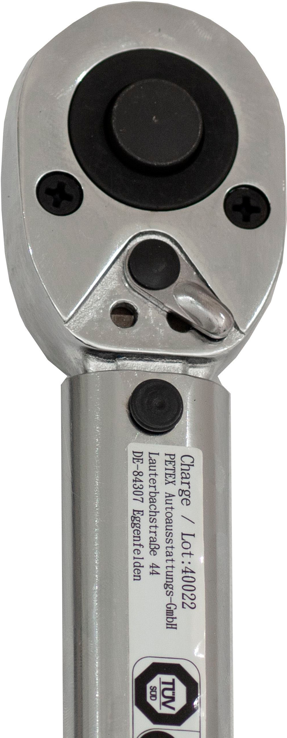 Petex Drehmomentschlüssel »40 - 210 Nm, 1/2 Zoll, inkl. 3 Stecknüsse«, 17/19/21  mm, 1 Verlängerung und Aufbewahrungsbox | BAUR | Drehmomentschlüssel