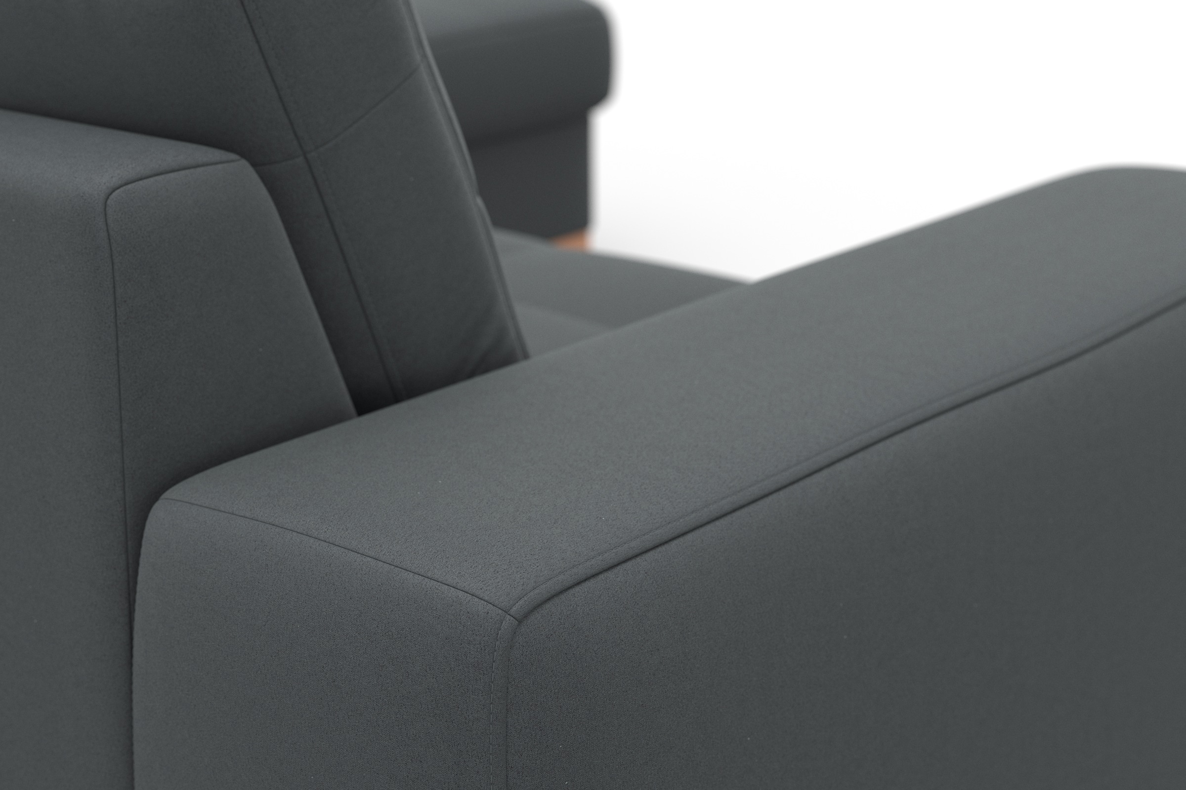 sit&more Ecksofa »Quincy L-Form«, wahlweise mit Bettfunktion und Bettkasten