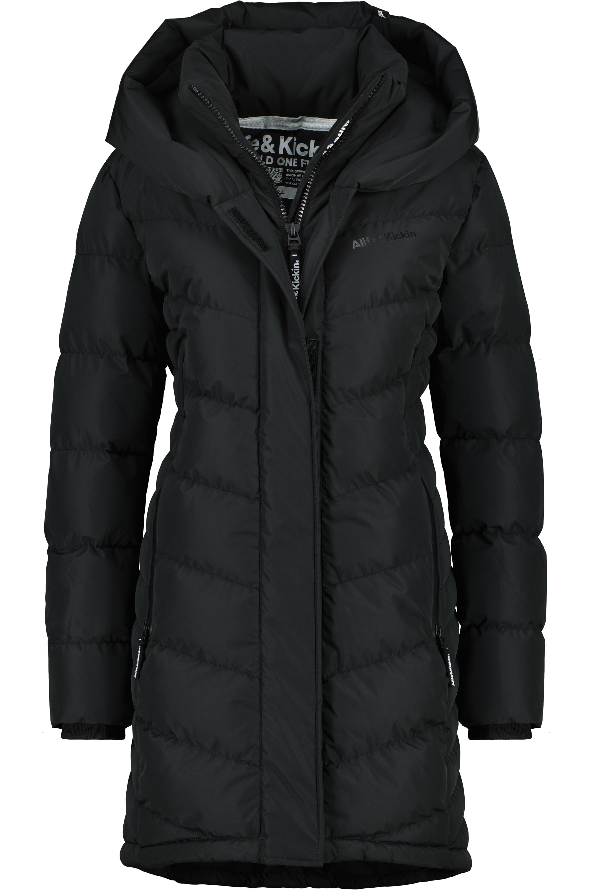 Alife & Kickin Winterjacke "Damen AngelaAK A", Warme gefütterte Damen Winterjacke mit kuschligem Teddy-Innenfutter