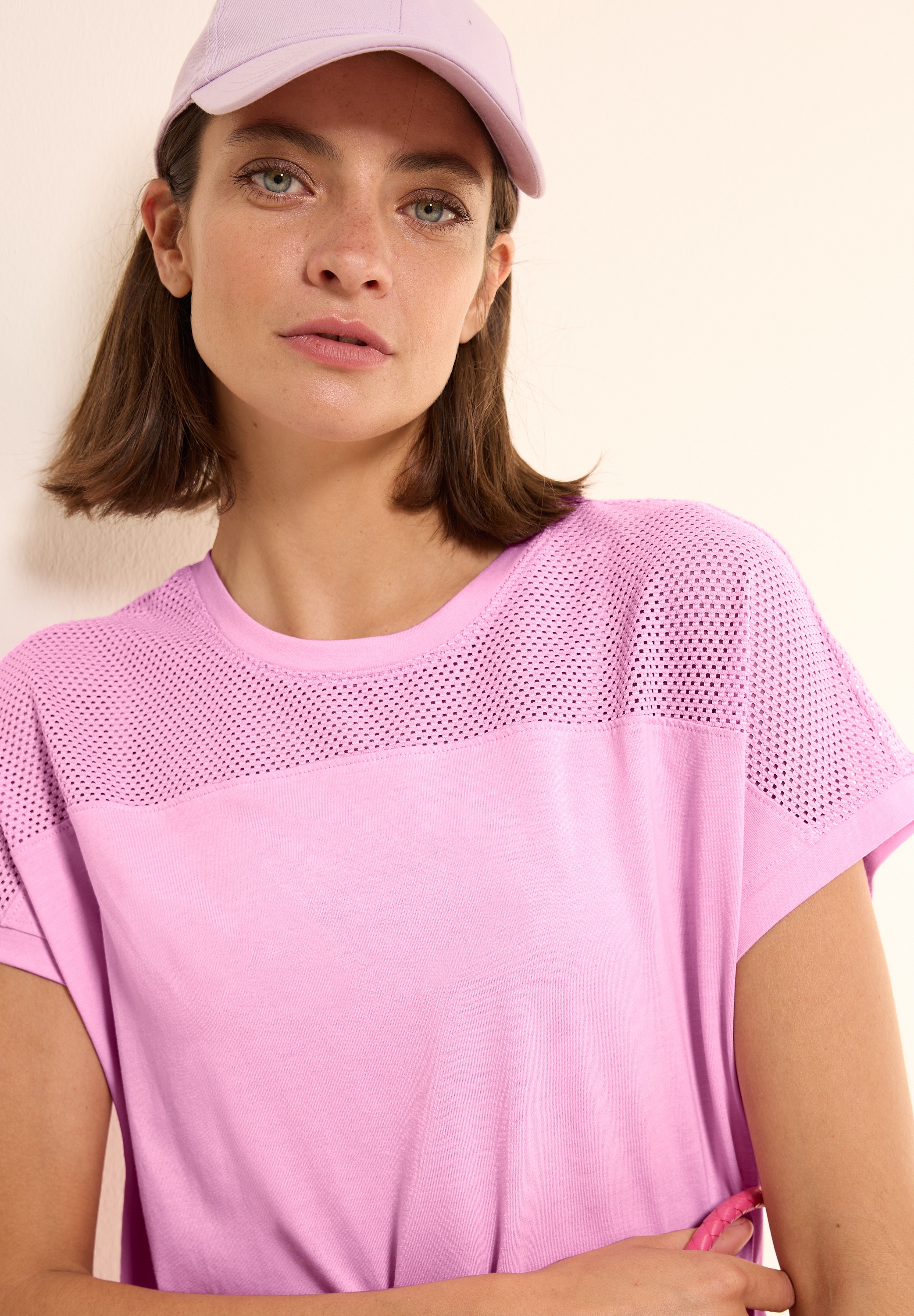 Cecil T-Shirt, mit Meshdetail