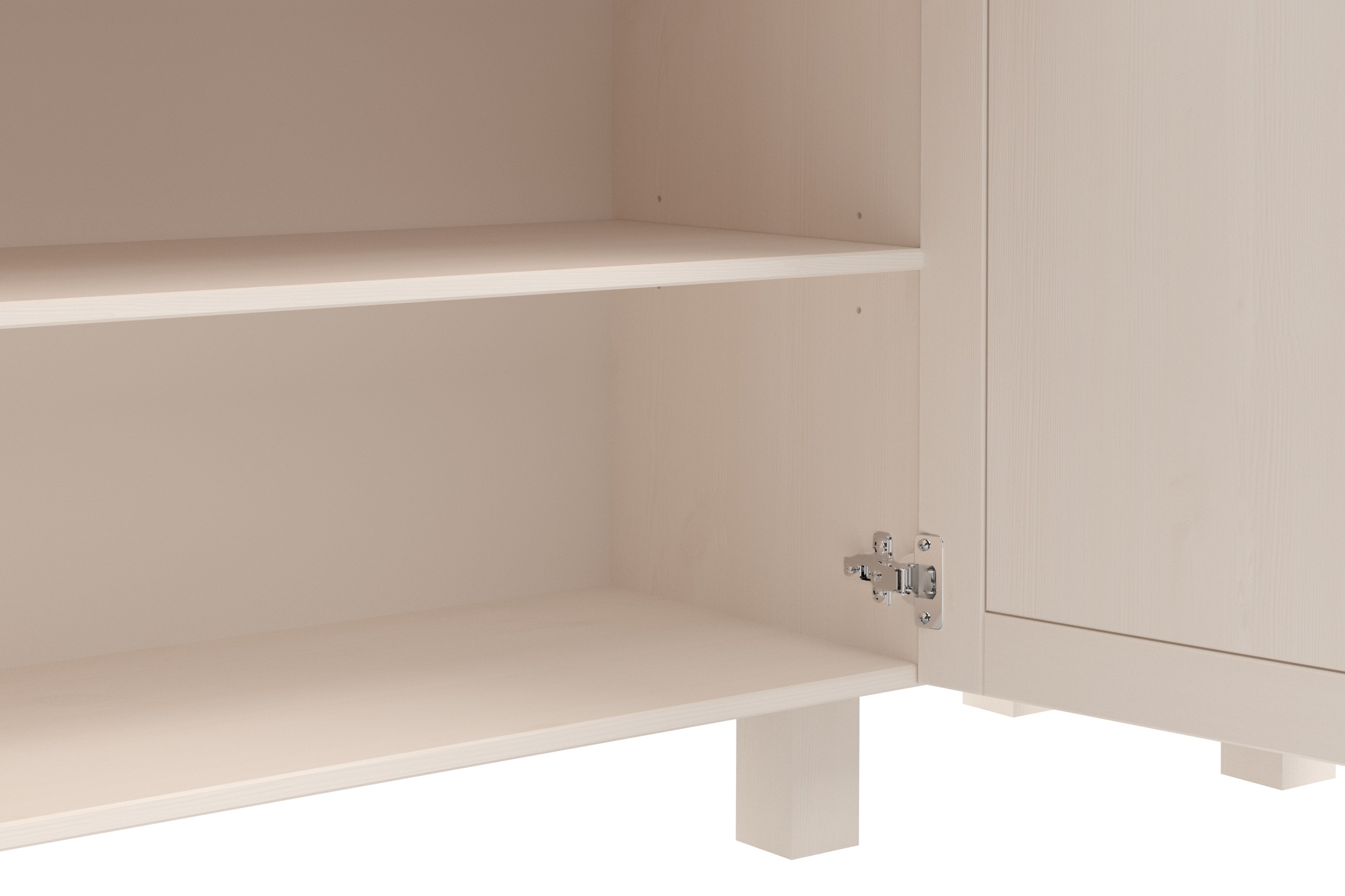 Home affaire Küchenbuffet »Alby2«, Mit Metallgriffen, Breite 125 cm