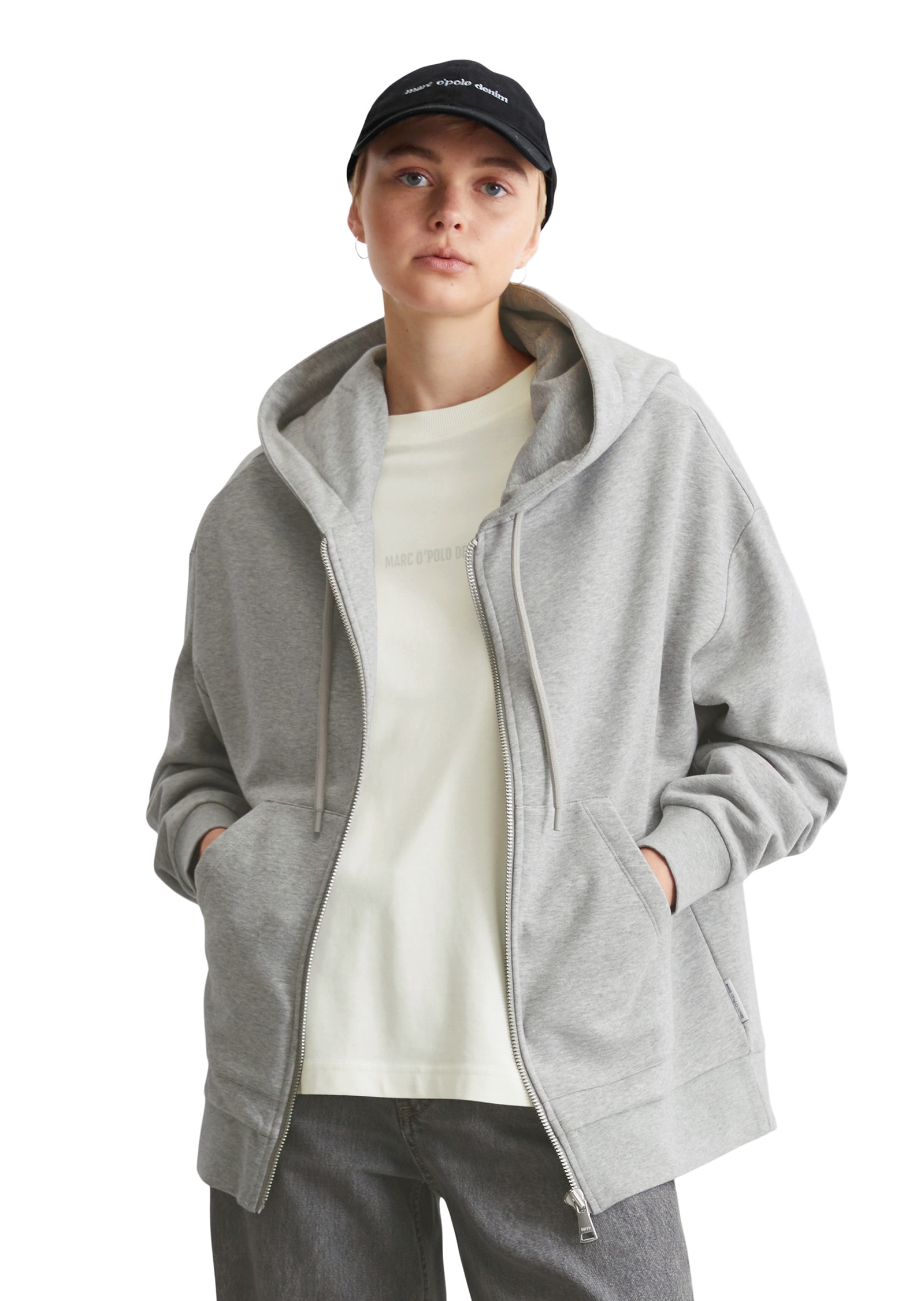 Marc OPolo DENIM Sweatjacke "aus softem Organic Cotton-Mix"