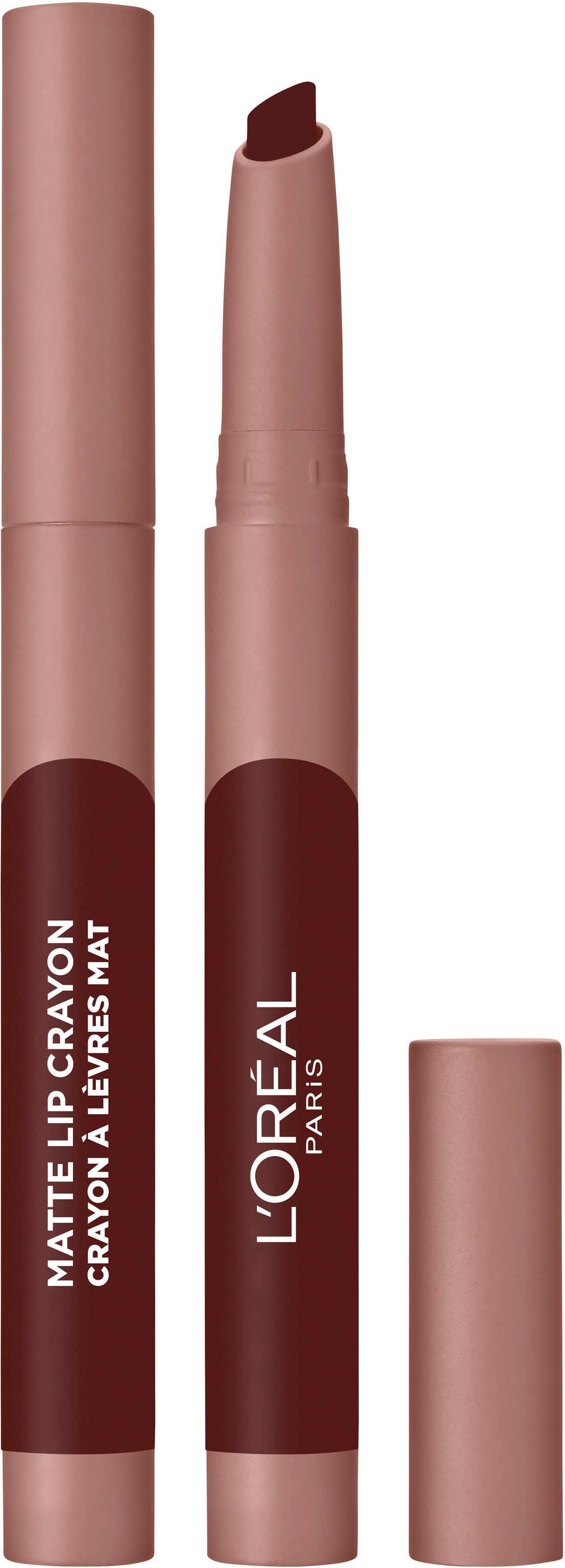 L'ORÉAL PARIS Lippenstift »Infaillible Matte Lip Crayon«, mit natürlichen Inhaltstoffen