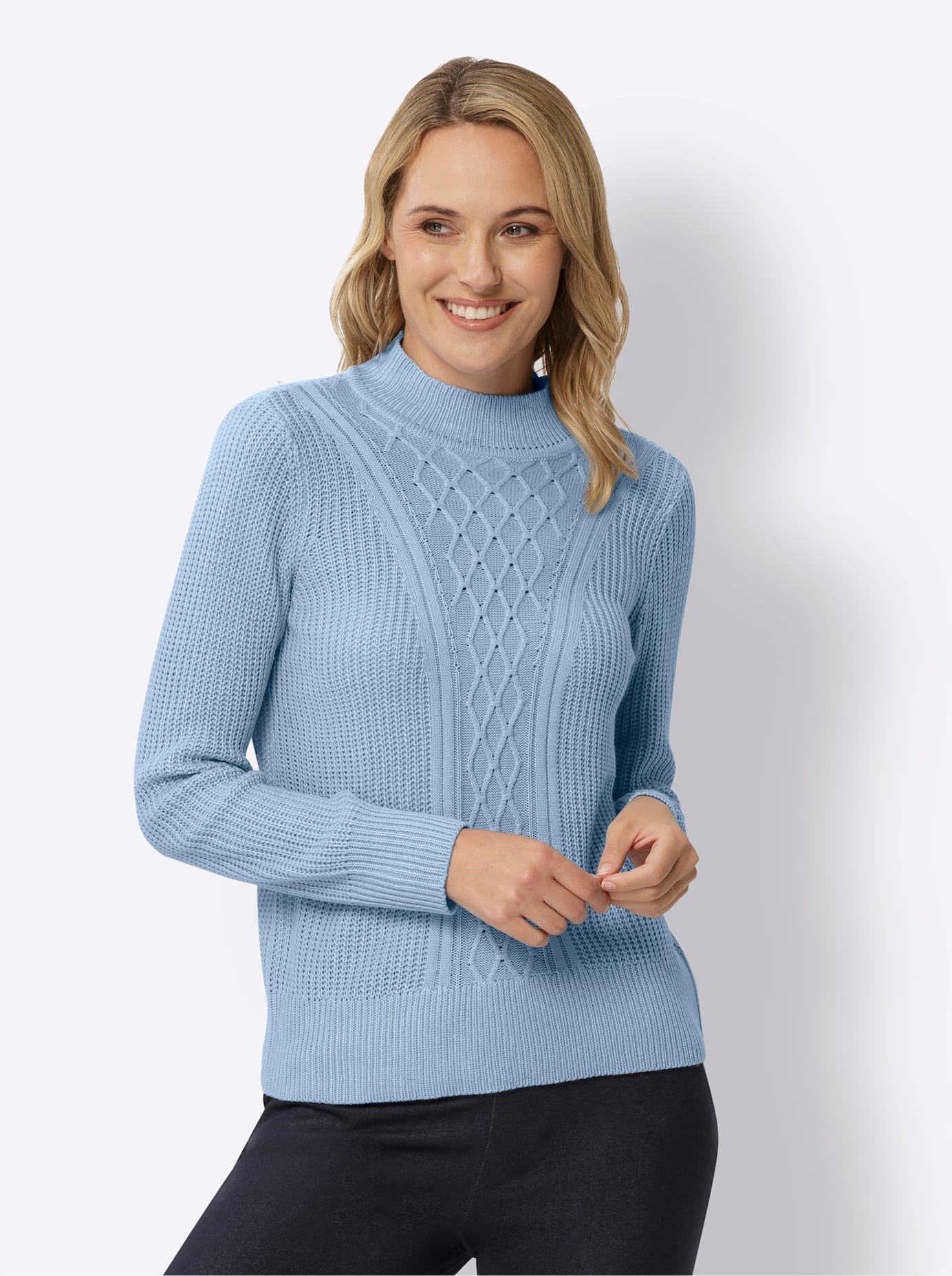 Classic Basics Rollkragenpullover "Stehkragen-Pullover" günstig online kaufen