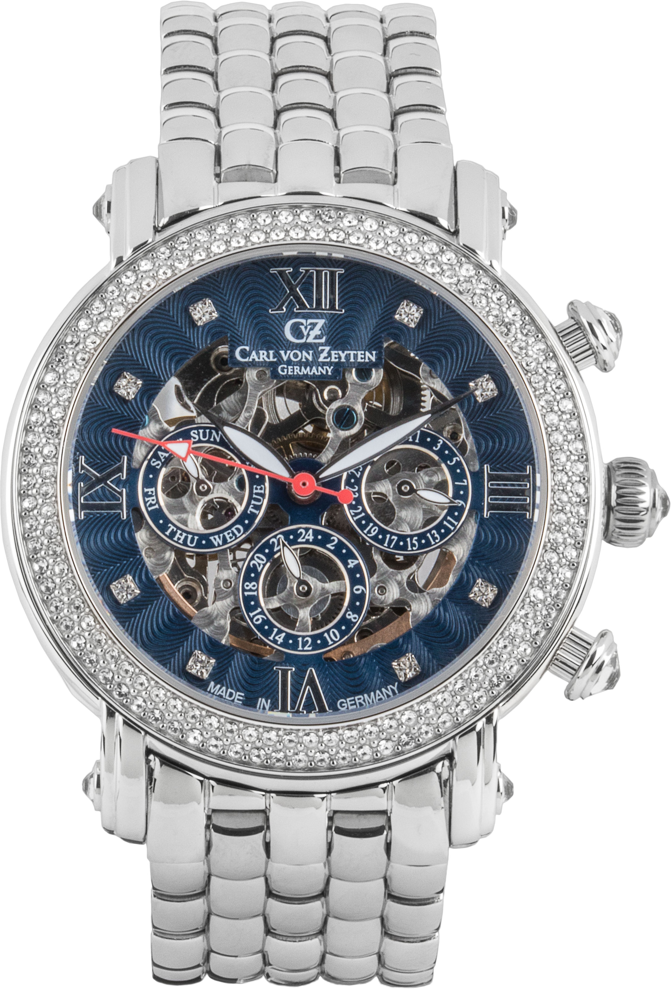 Carl von Zeyten Multifunktionsuhr »Kniebis«, Automatik, Armbanduhr, mechanische Uhr, Damen, Made in Germany