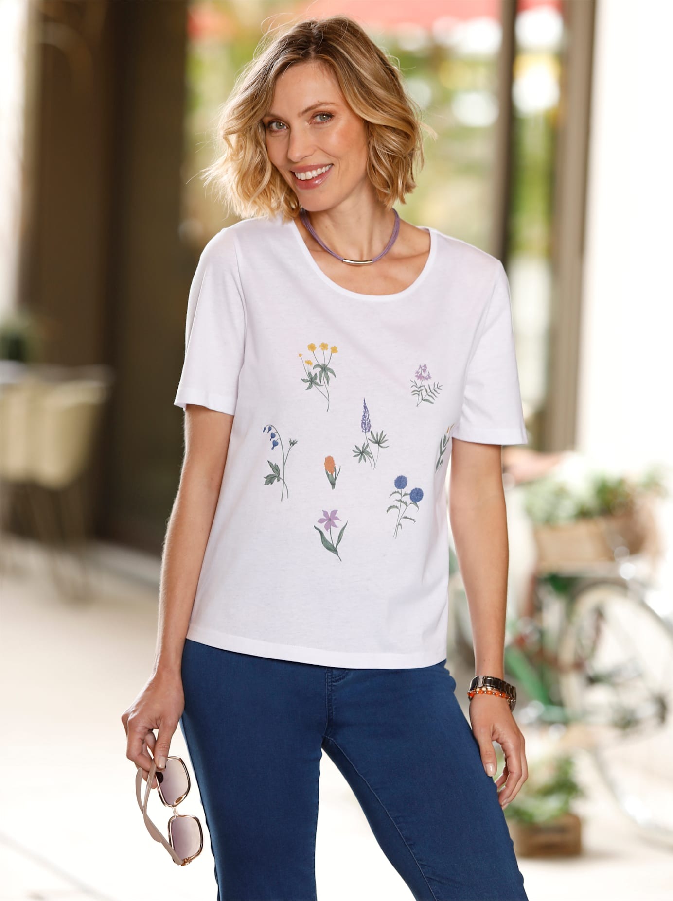 Classic Basics Kurzarmshirt "Shirt" 1 Stk. tlg. günstig online kaufen