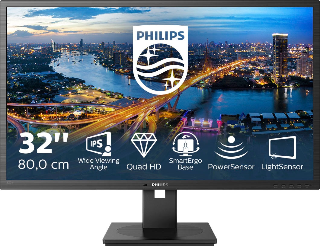 Philips LED-Monitor »325B1L«, 80 cm/31,5 Zoll, 2560 x 1440 px, QHD, 4 ms Reaktionszeit, 75 Hz