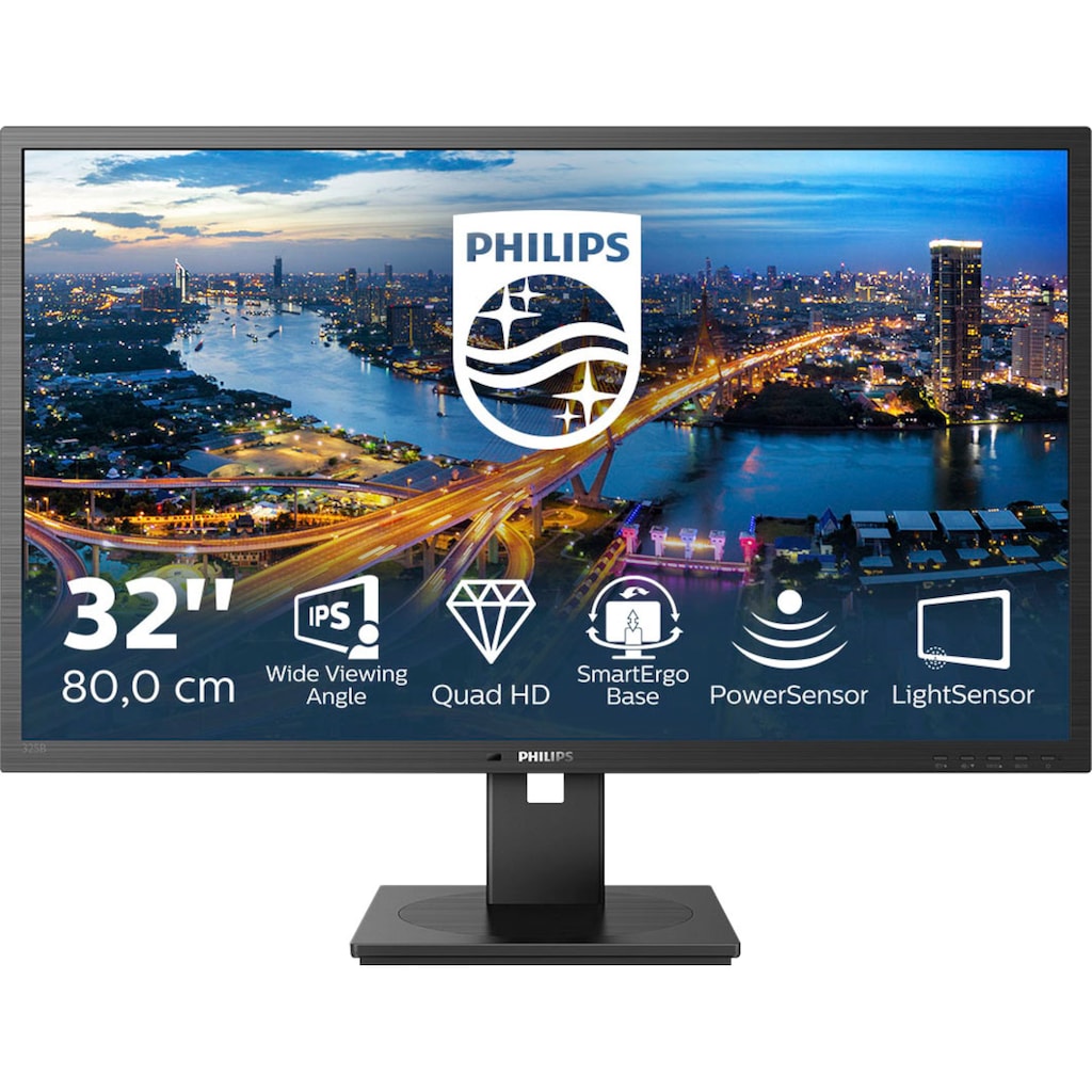Philips LED-Monitor »325B1L«, 80 cm/31,5 Zoll, 2560 x 1440 px, QHD, 4 ms Reaktionszeit, 75 Hz