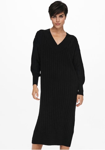 Strickkleid »ONLNEW TESSA L/S MIDI V DRESS«