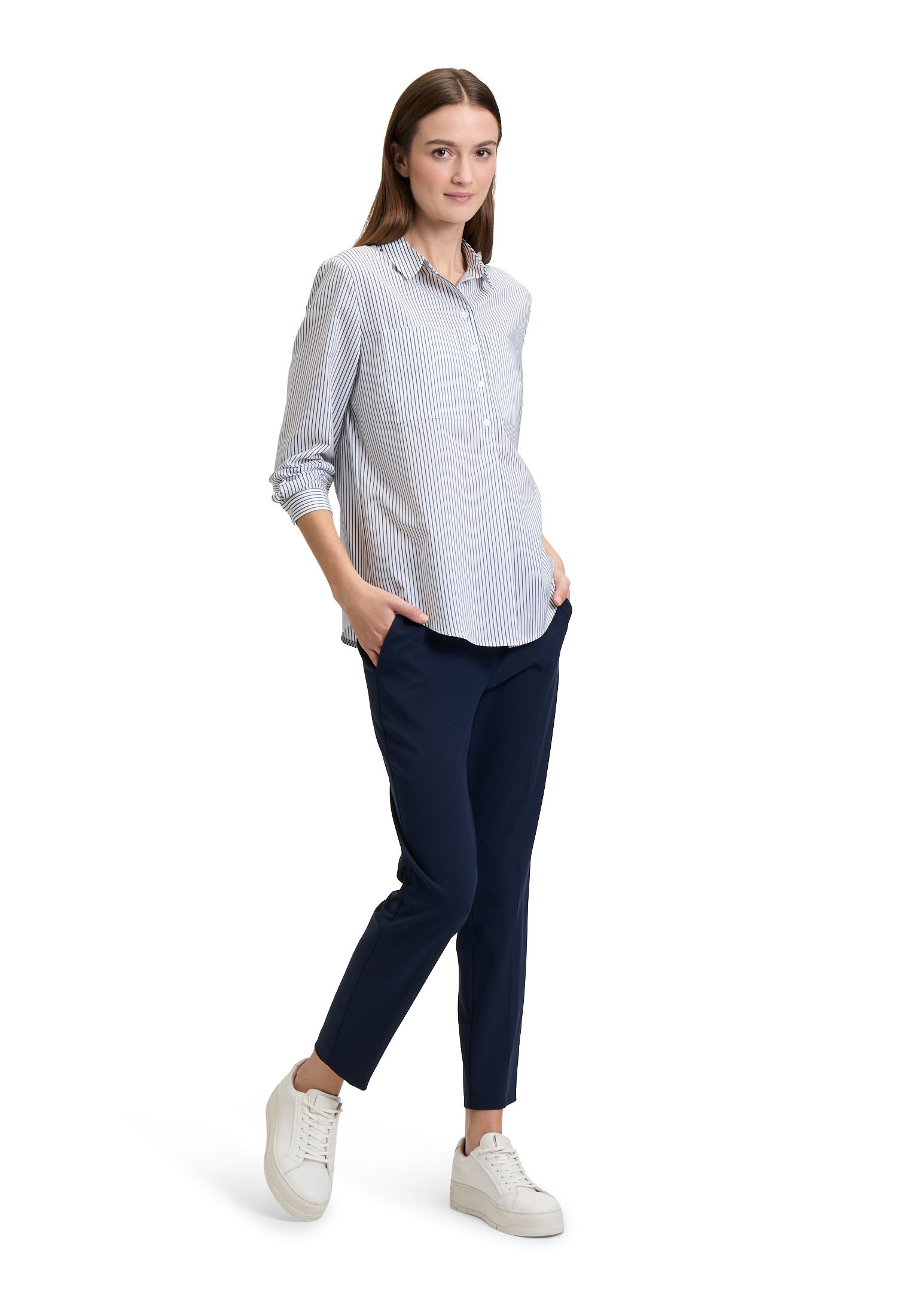 Betty&Co Langarmbluse »Betty & Co Langarm-Bluse mit Streifen«