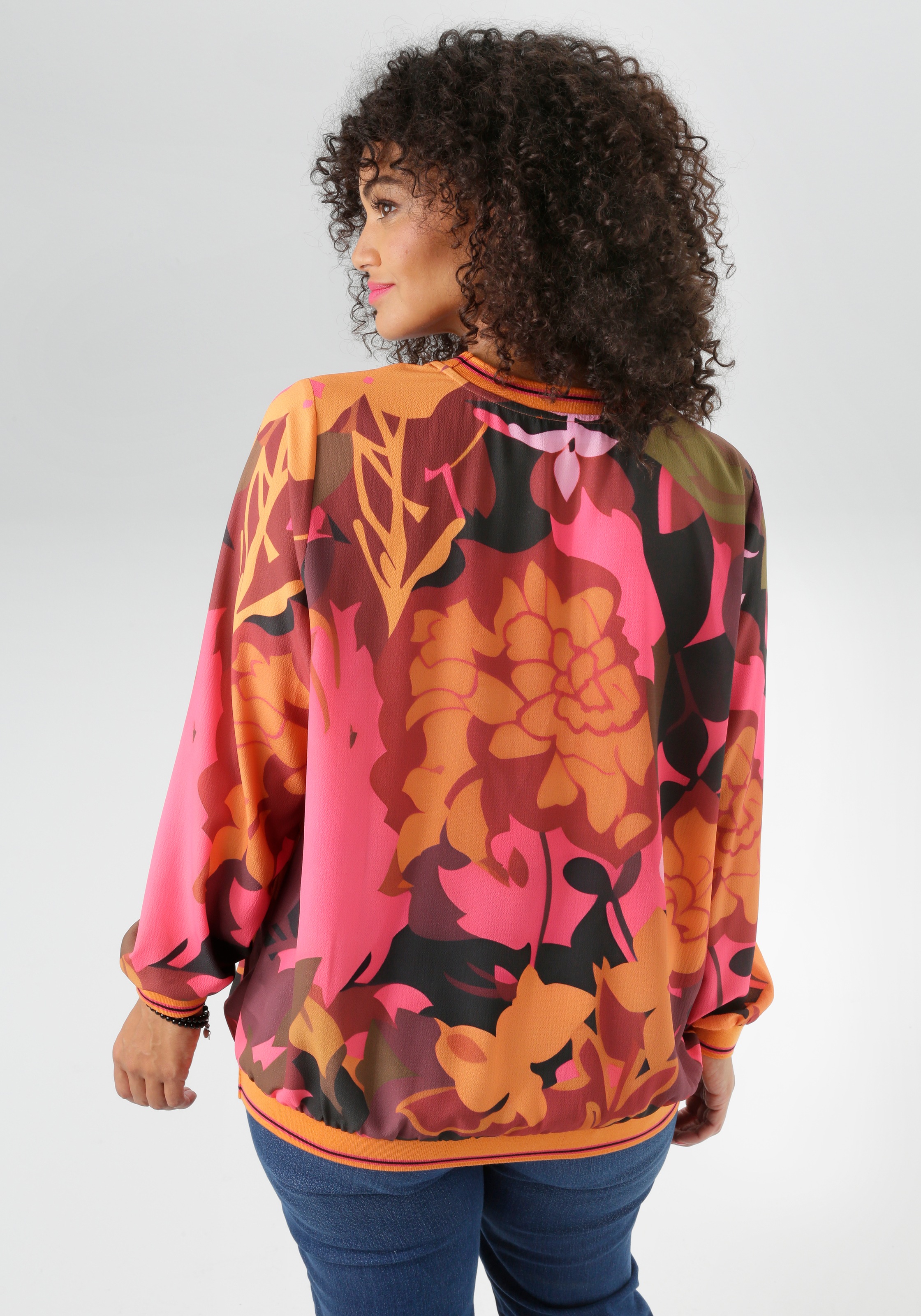 Aniston PLUS Shirtbluse in Knallfarben günstig online kaufen