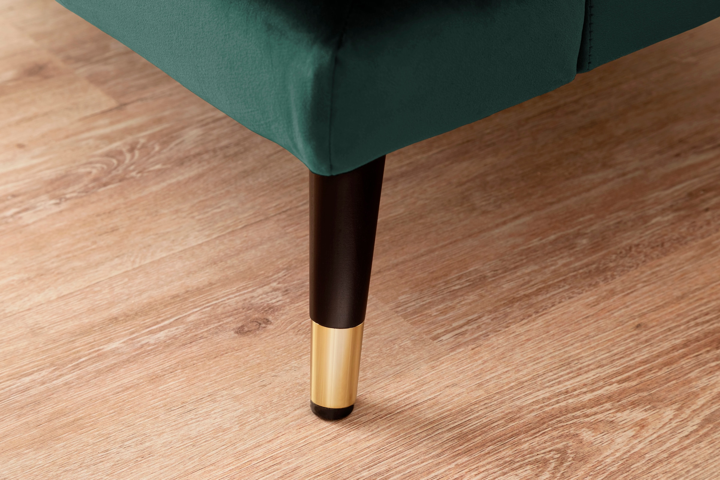 Trends by HG 3-Sitzer »Samir«, mit Strasssteinen und goldfarben Applikationen