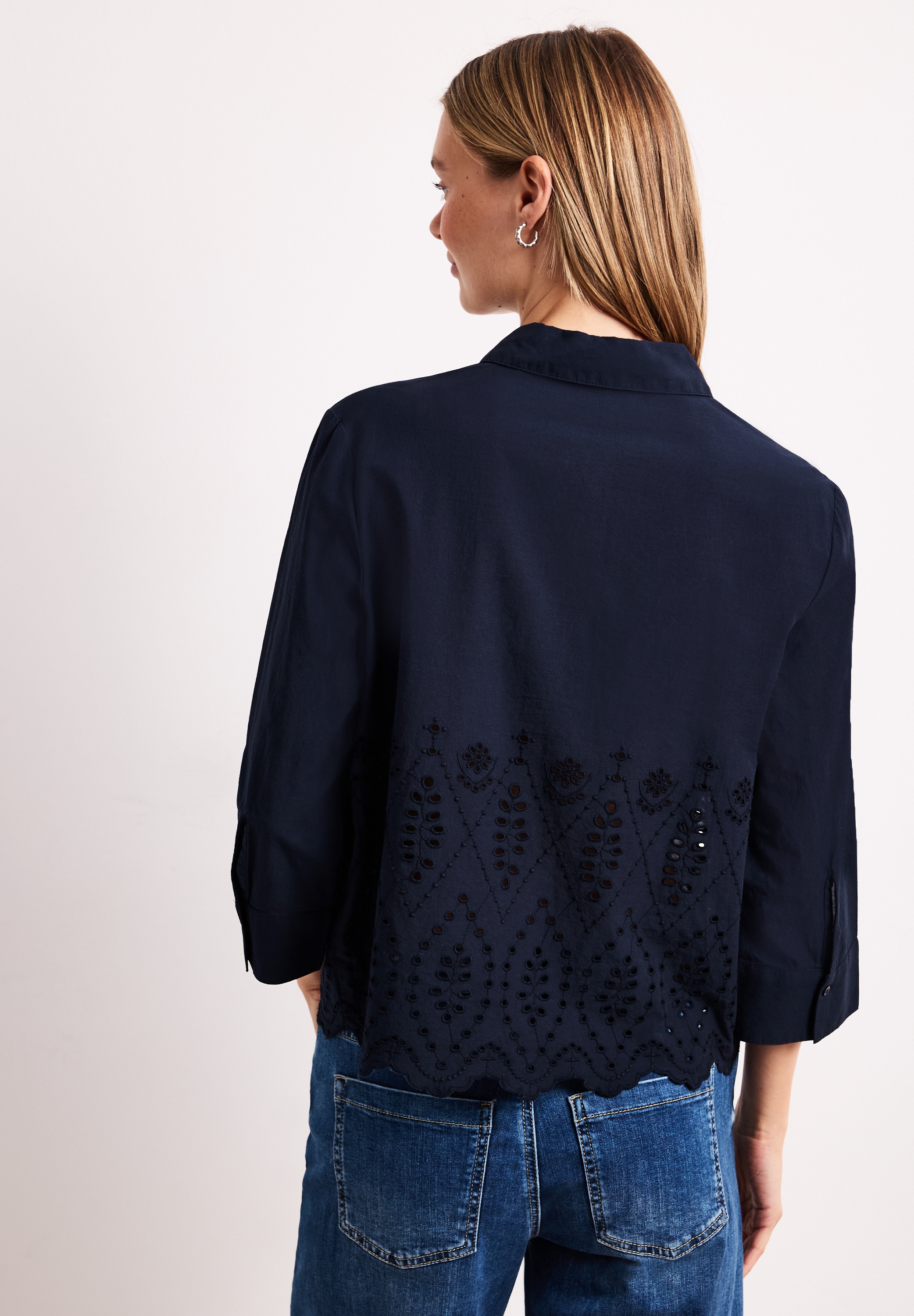 STREET ONE Hemdbluse mit 3/4 Ärmeln